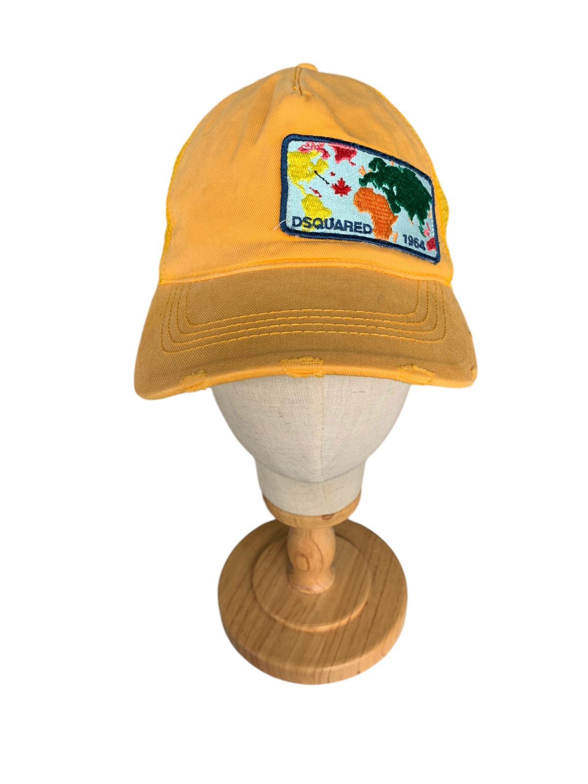 Dsquared2 DQUARED2 ALL AROUND THE WORLD TRUCKERS CAP Size ONE SIZE - 4 Thumbnail