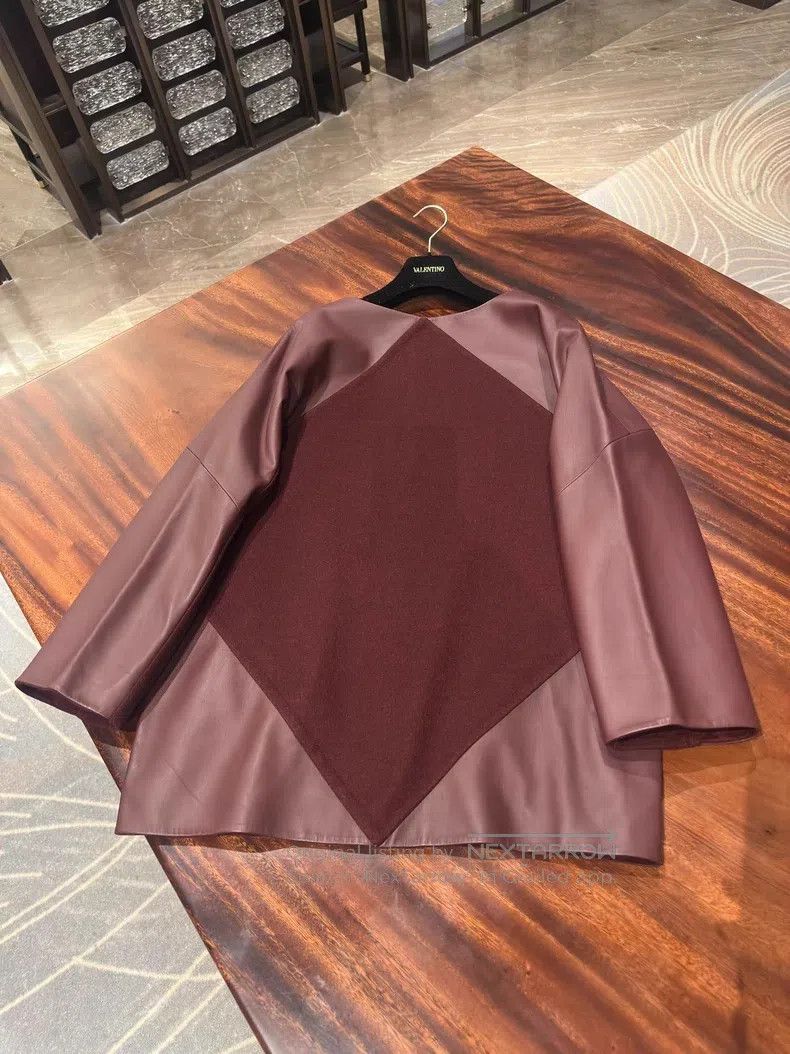 Hermes Hermes Show Model Patchwork Leather Short Jacket Size XS / US 0-2 / IT 36-38 - 2 Thumbnail