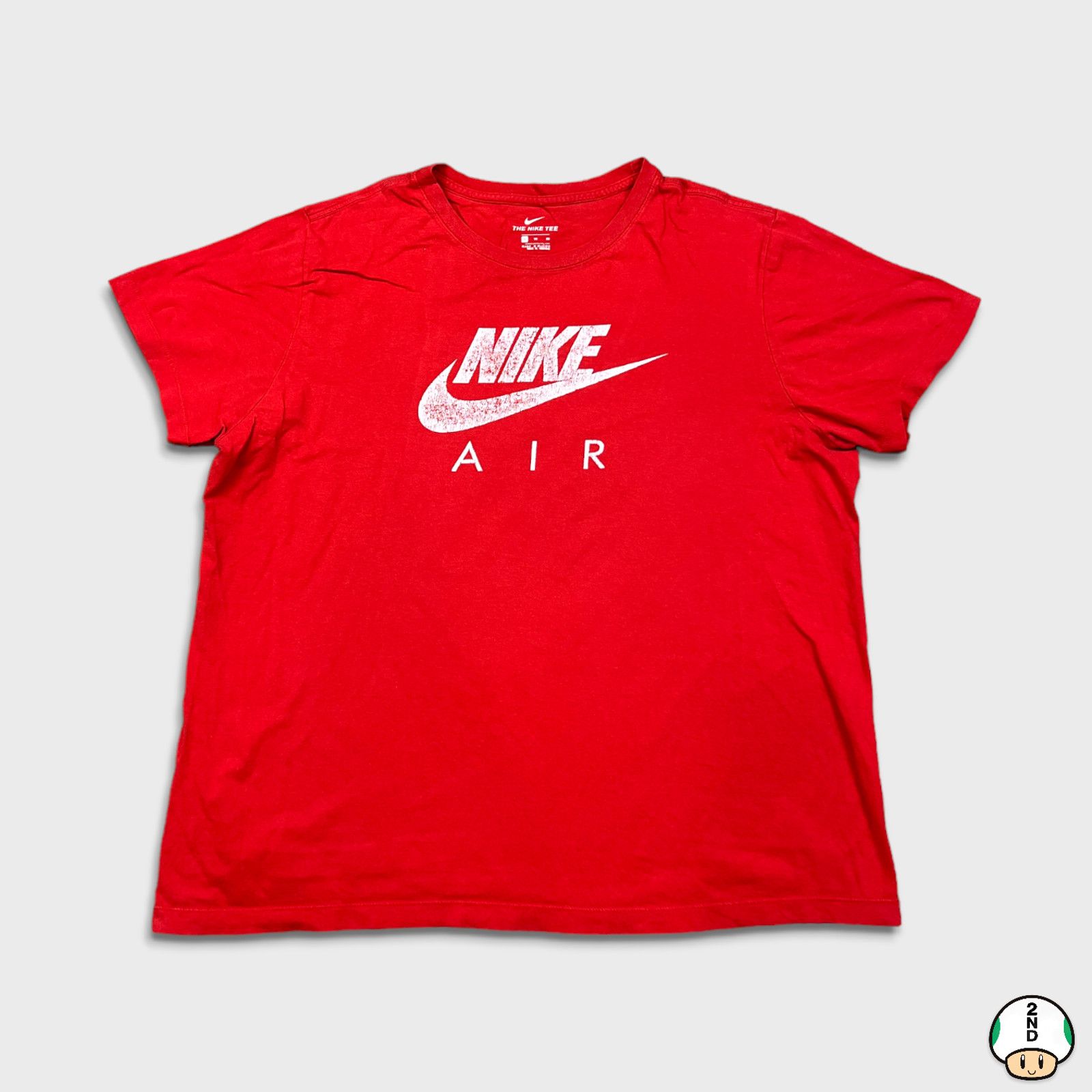 Nike × Vintage Nike Air T Shirt Sportswear Swoosh Spellout Short Sleeve Tee Size US XL / EU 56 / 4 - 1 Thumbnail
