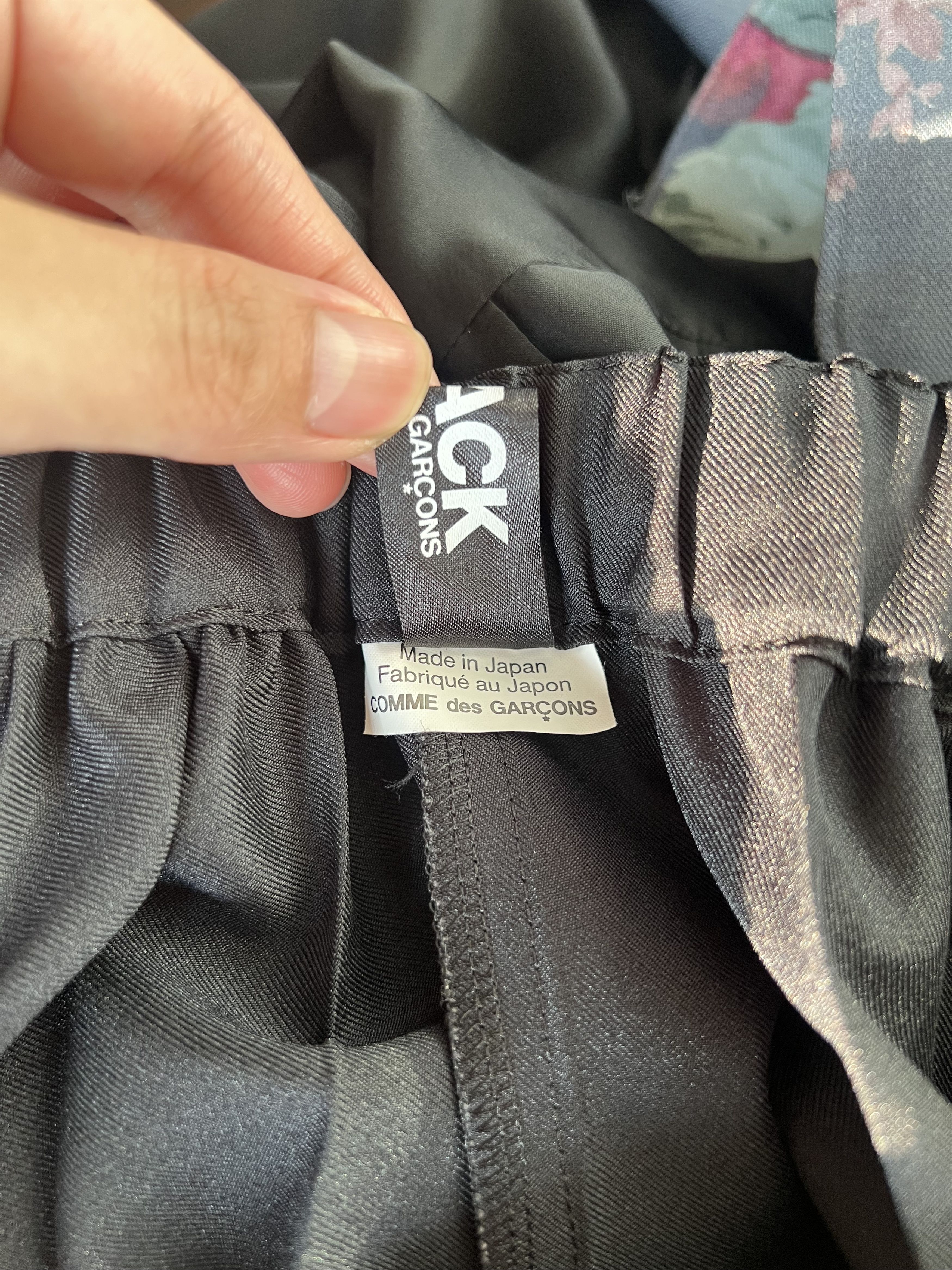 Comme des Garcons Black BLACK COMME des GARCONS - Double Layer Pleated Midi Skirt Size 27" / US 4 / IT 40 - 4 Thumbnail