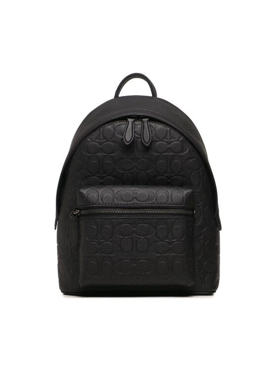 Coach Coach Charter Backpack in Signature Embossed Leather Size ONE SIZE - 1 Thumbnail