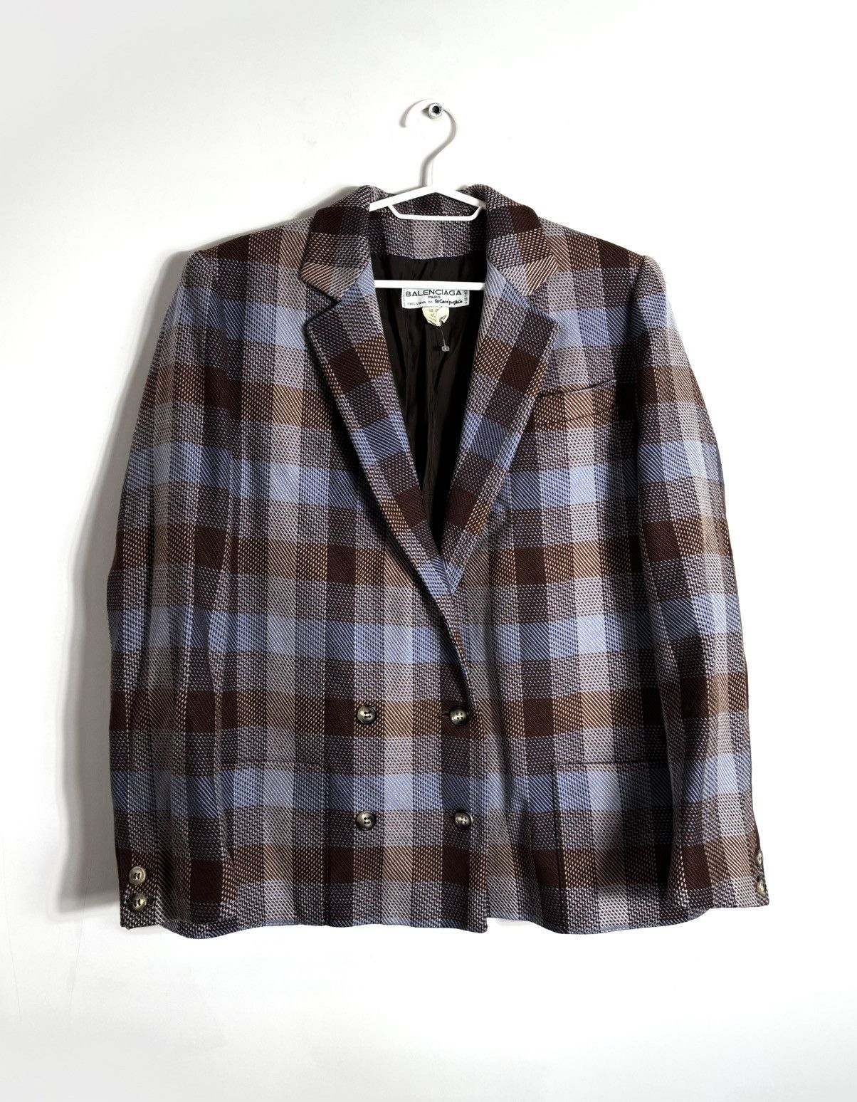 Balenciaga Double Breasted Wool Blazer