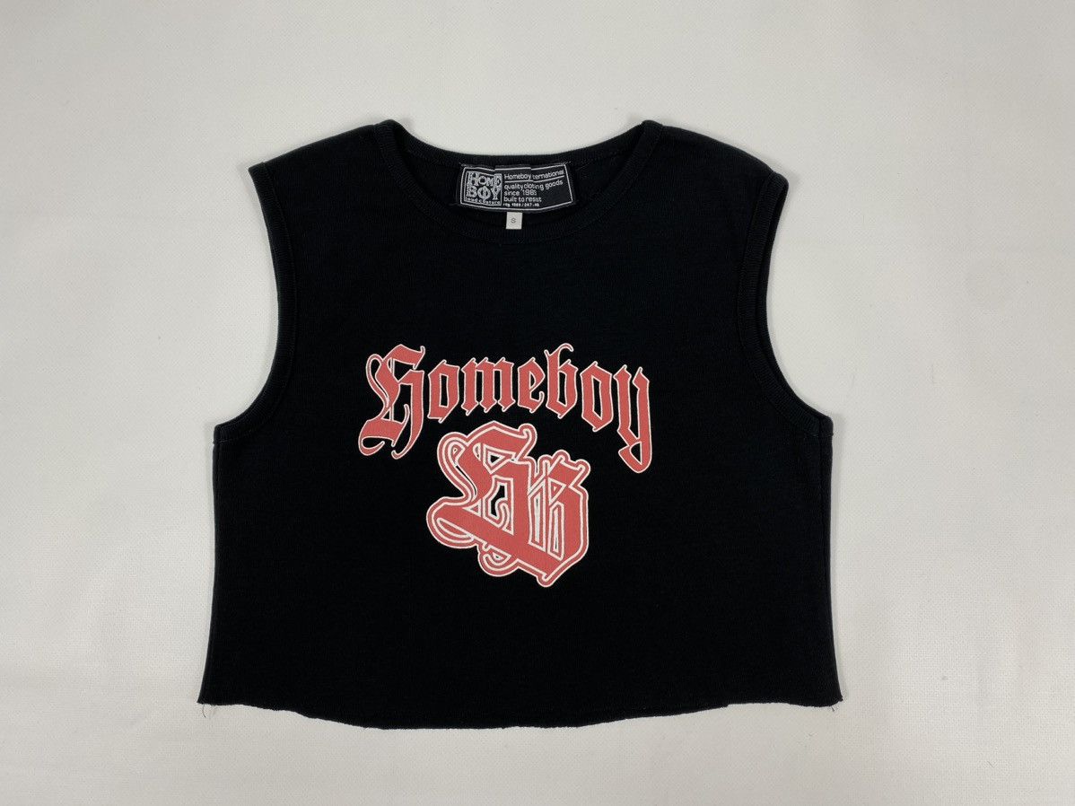 HOMME BOY CO. 🔥LASTDROP🔥 Vintage Homeboy Loud Couture Cropped Tank Top Size S / US 4 / IT 40 - 3 Thumbnail