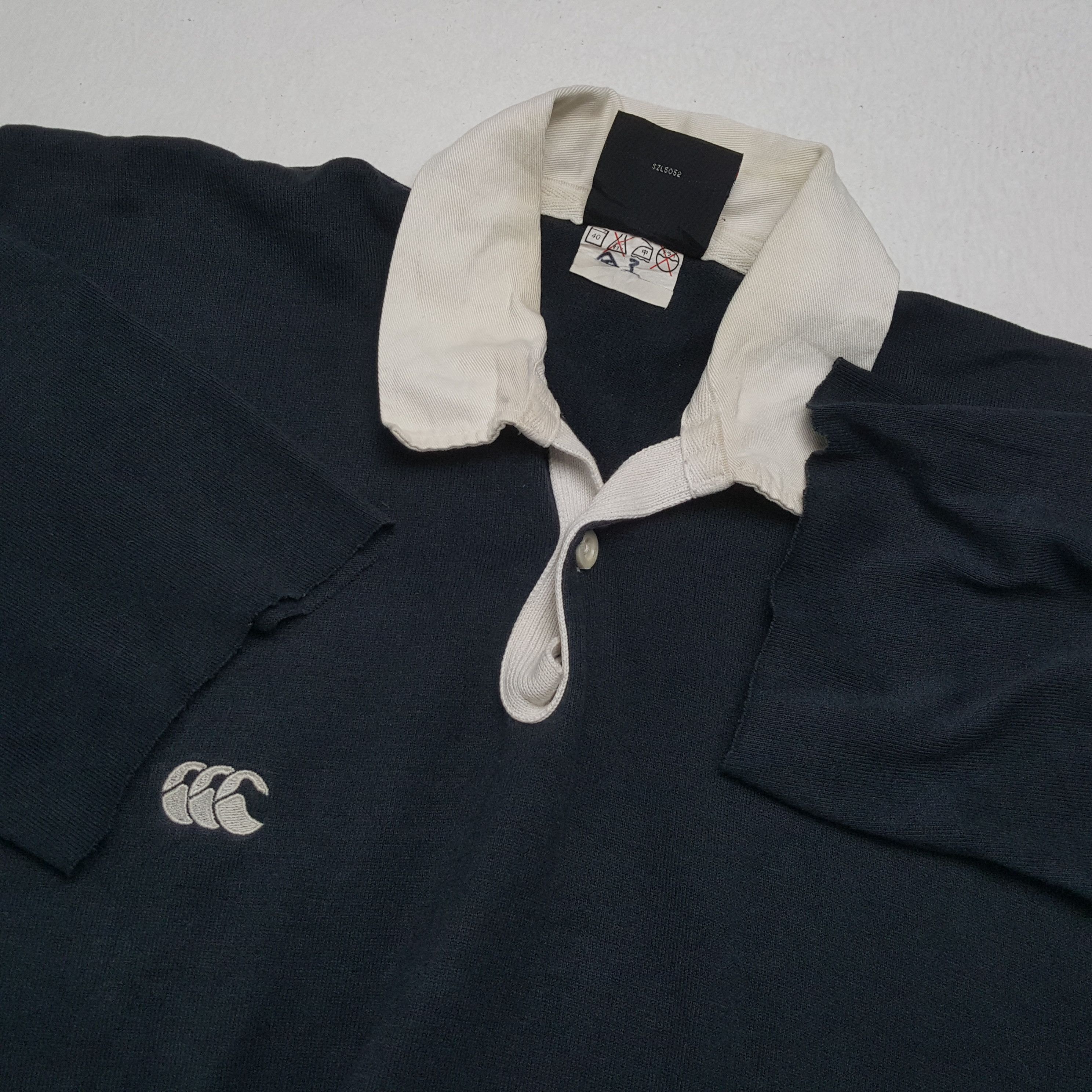 Canterbury of New Zealand × Vintage Vintage CANTERBURRY OF NEW ZEALAND Polos Rugby Jersey Style Size US M / EU 48-50 / 2 - 6 Thumbnail