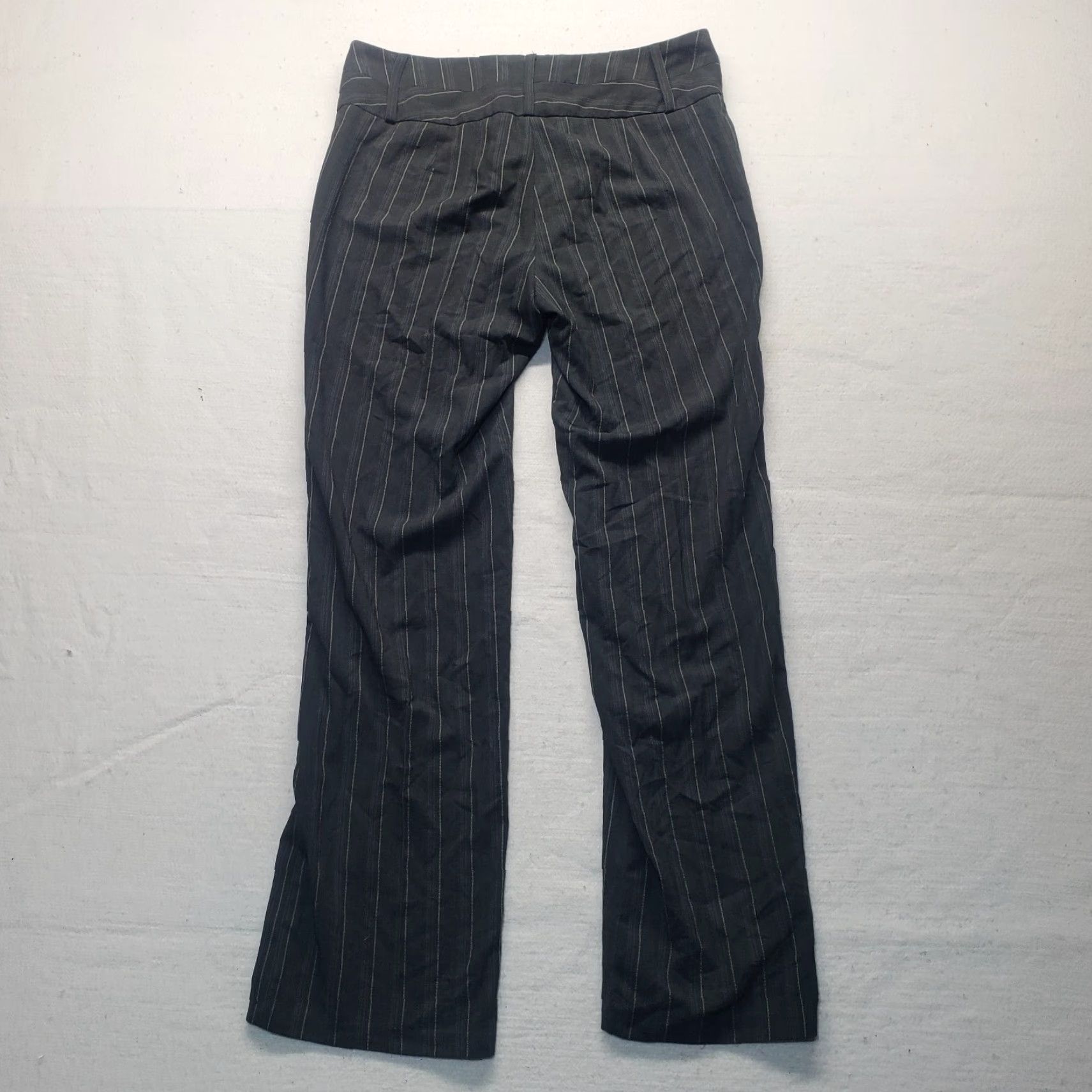Vintage Nash International Gray Pinstriped Dress Pants Adult Women's Size 12 Size 34" / US 12 / IT 48 - 8 Thumbnail