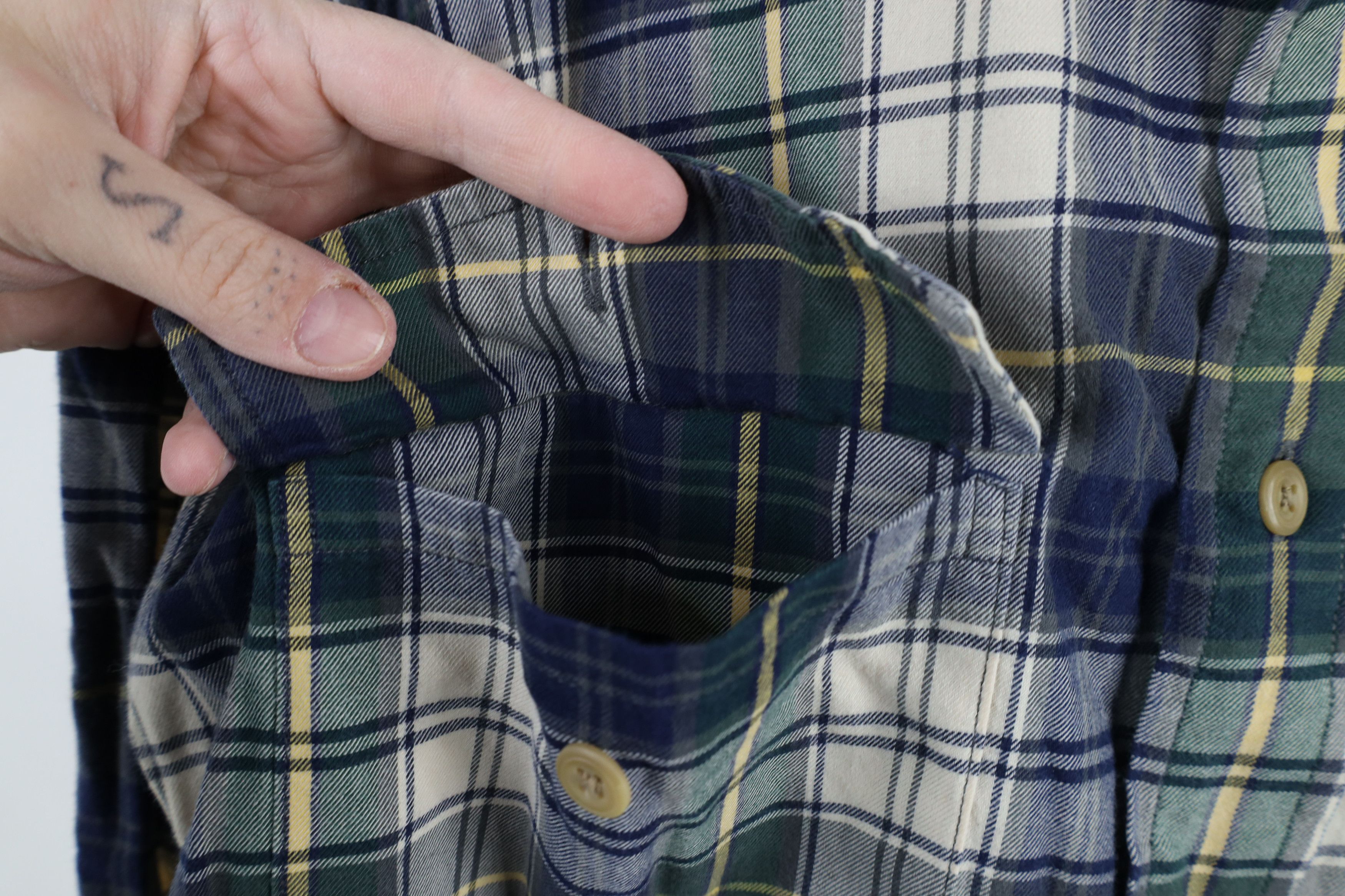 Tommy Hilfiger × Vintage Vintage 90s Tommy Hilfiger Collared Button Shirt Plaid Size US S / EU 44-46 / 1 - 5 Thumbnail