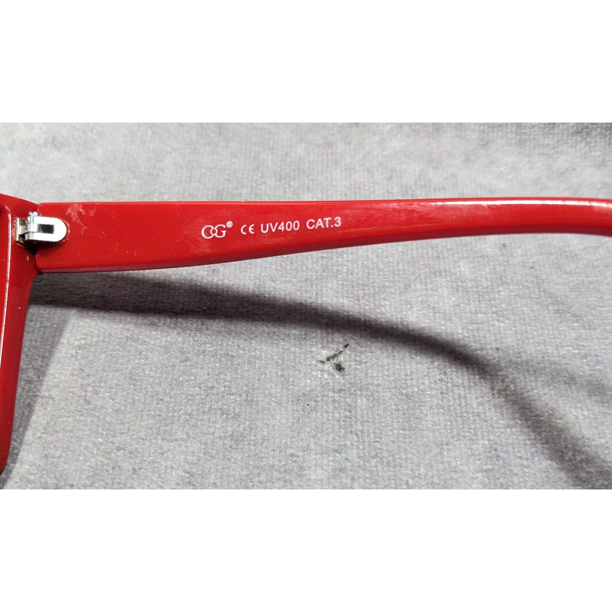 Other OG Party Rock Rhinestone Drop Red Square Sunglasses Size ONE SIZE - 6 Thumbnail