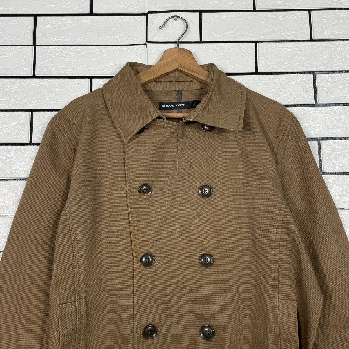 Boycott Boycott Double Breasted Brown Jacket Size US M / EU 48-50 / 2 - 2 Thumbnail