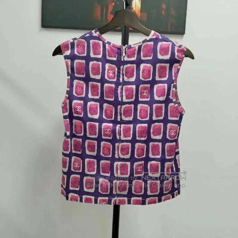 Chanel Chanel Pink Cotton Blend Women’s T-Shirt . Size XXS / US 00 / IT 34 - 2 Thumbnail