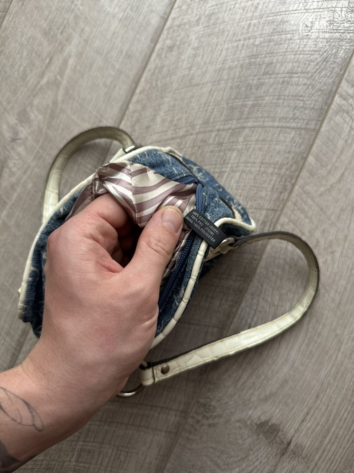 Guess Guess vintage buckle logo bag baguette mini 00s Y2k Handbag Size ONE SIZE - 15 Thumbnail