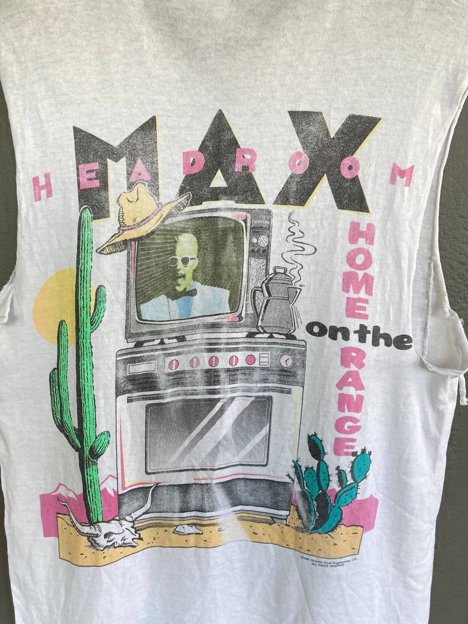 Vintage Vintage 1987 Max Headroom Tank Size US M / EU 48-50 / 2 - 5 Thumbnail