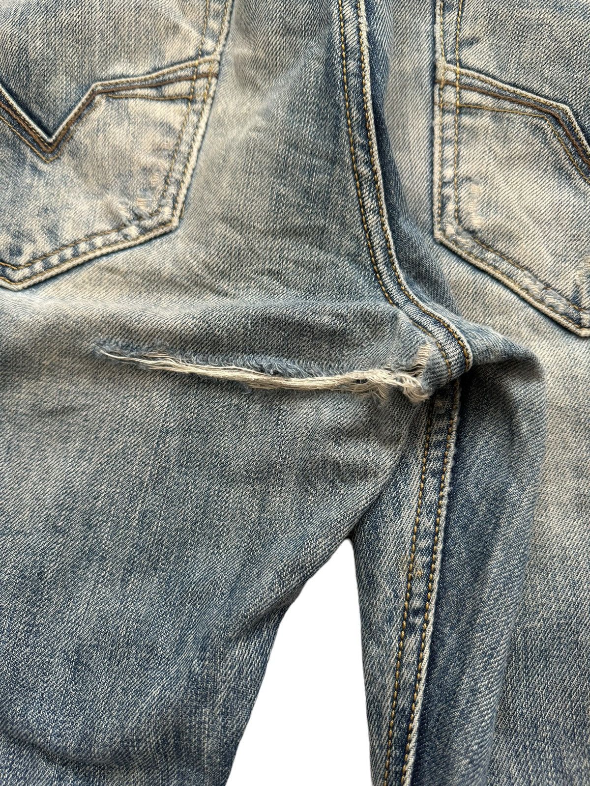 Diesel Vintage Diesel Industry Distressd Clawmark Jeans Size US 34 / EU 50 - 11 Thumbnail