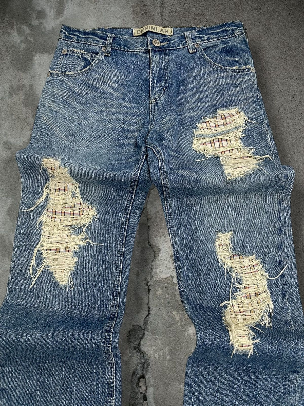 Hysteric Glamour Vintage Authentic Designer 1990s Denim Lab Distressed Denim Size US 32 / EU 48 - 4 Thumbnail