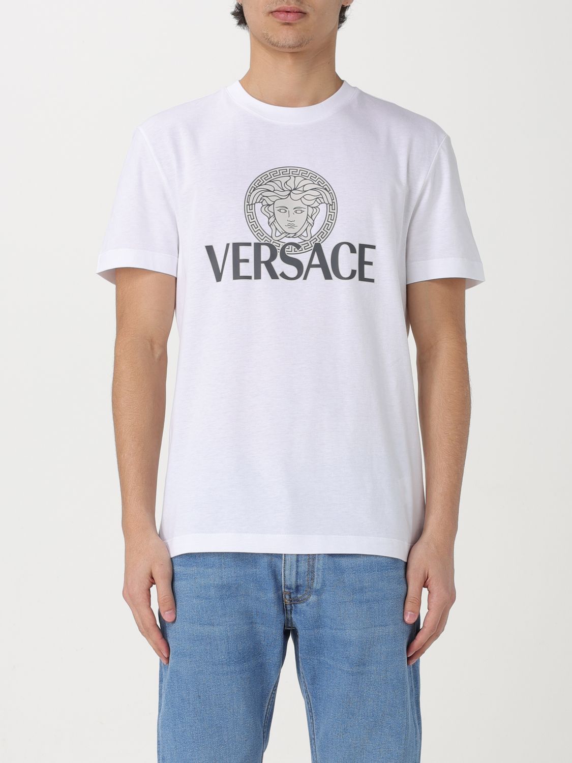 image of Versace T-Shirt Men White (Size XL)