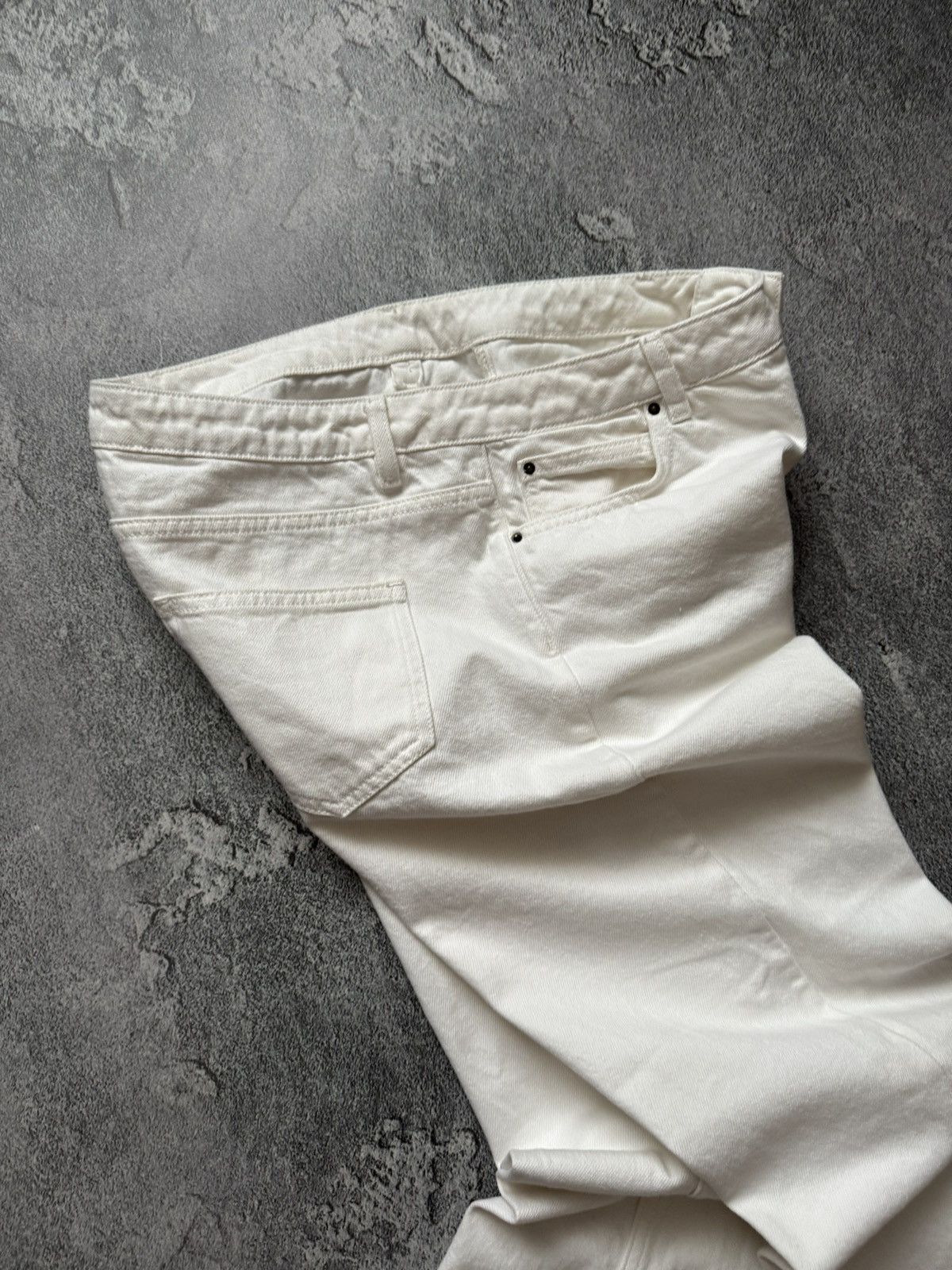 ba&sh BA&SH 3 Wmns white Jean pant trouser chino Size 26" / US 2 / IT 38 - 13 Thumbnail