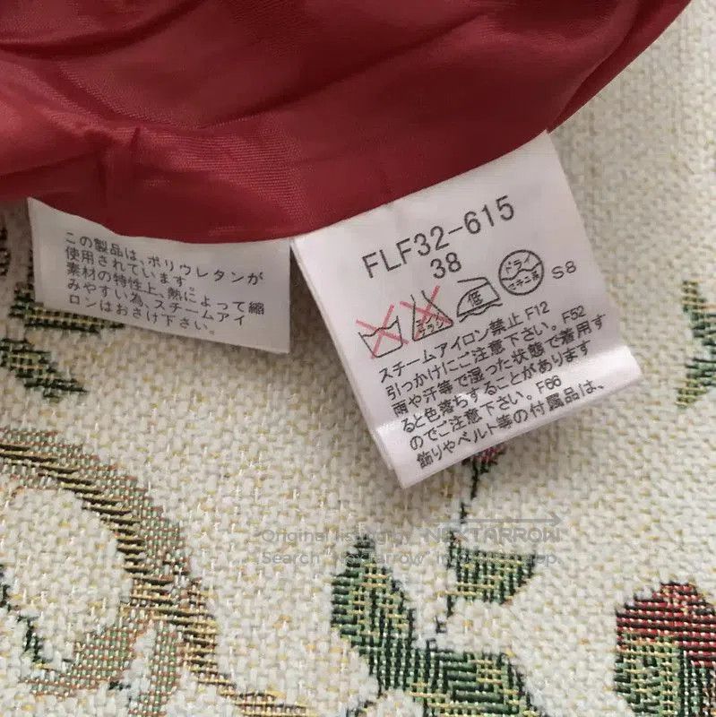 Burberry Burberry Red Cotton Midi Skirt for Women. Size 23" - 5 Thumbnail