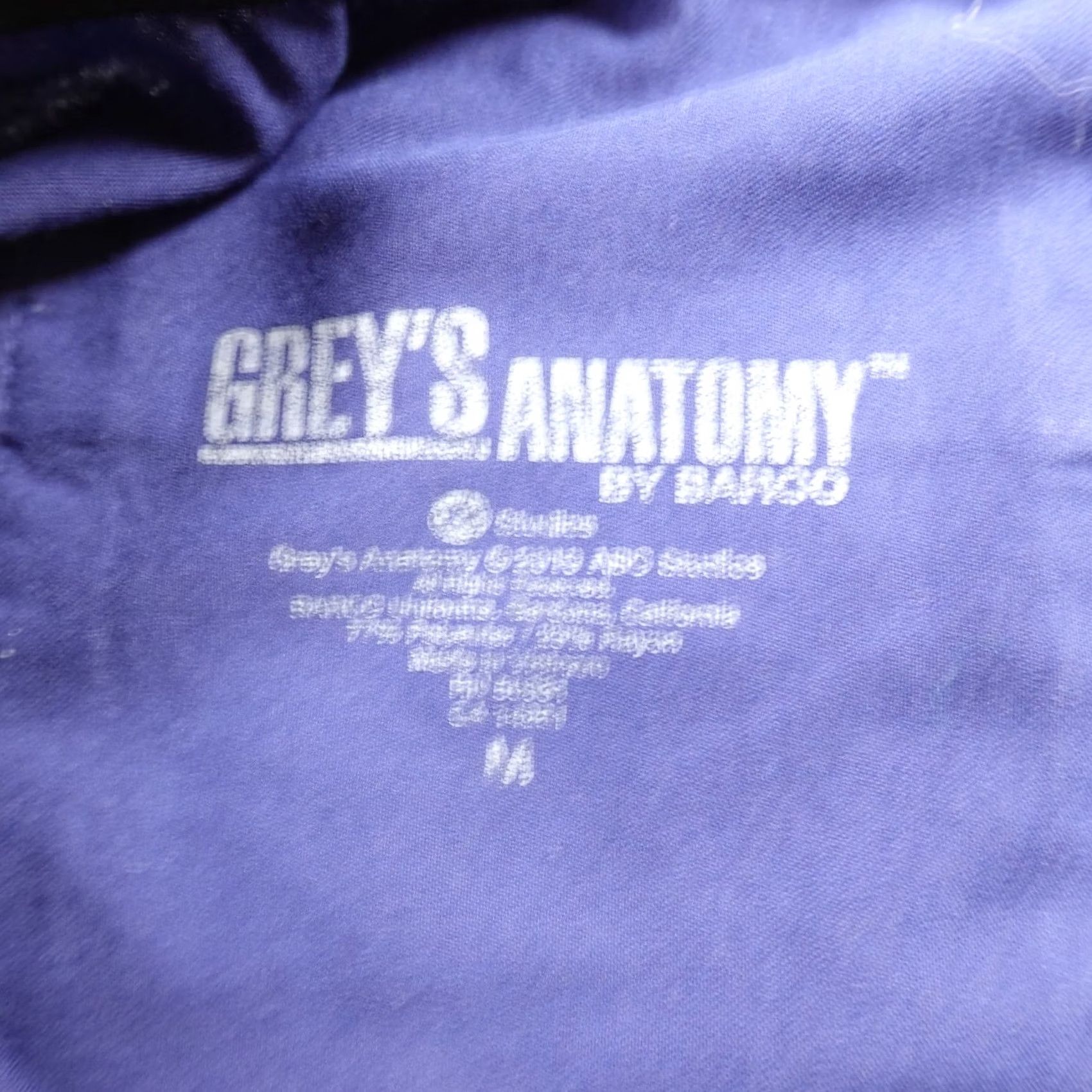 Vintage Greys Anatomy Pants Womens MP Blue Barco Scrub Bottom Medical Nursing Uniform Mens? Size 32" / US 10 / IT 46 - 7 Thumbnail