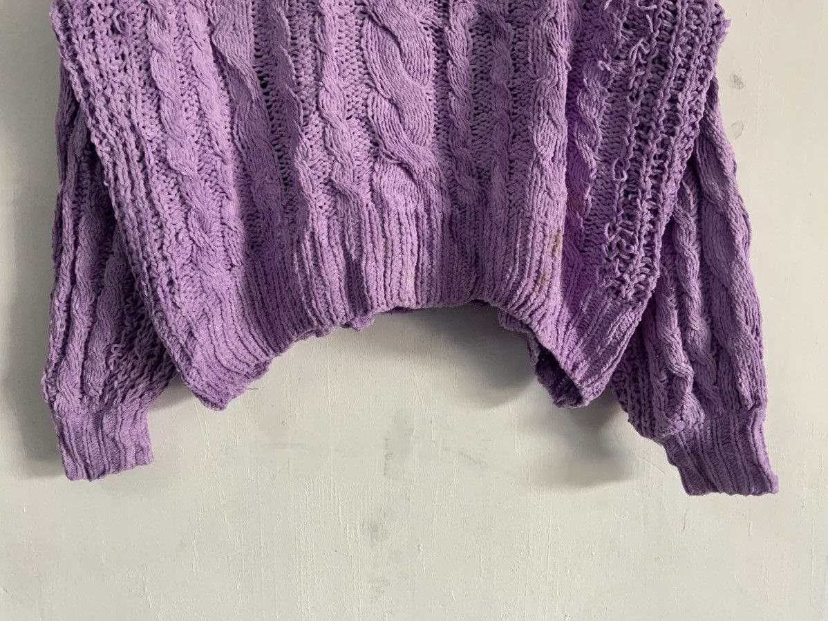Japanese Brand Jeansis Handknit Pink Knitwear Size US L / EU 52-54 / 3 - 4 Thumbnail
