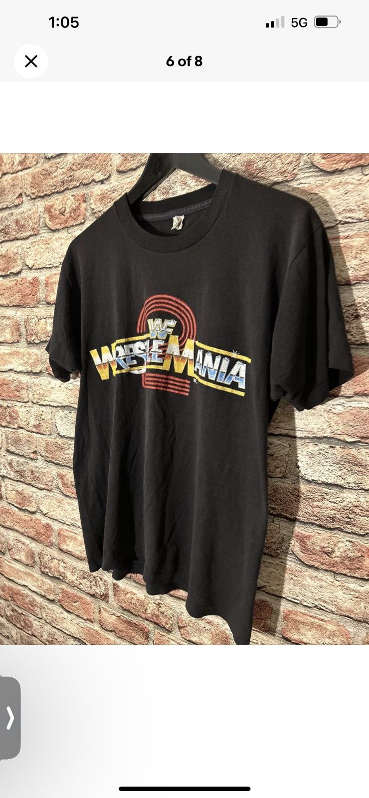 Other Vintage WWF WrestleMania 2 Tee Size US S / EU 44-46 / 1 - 5 Thumbnail