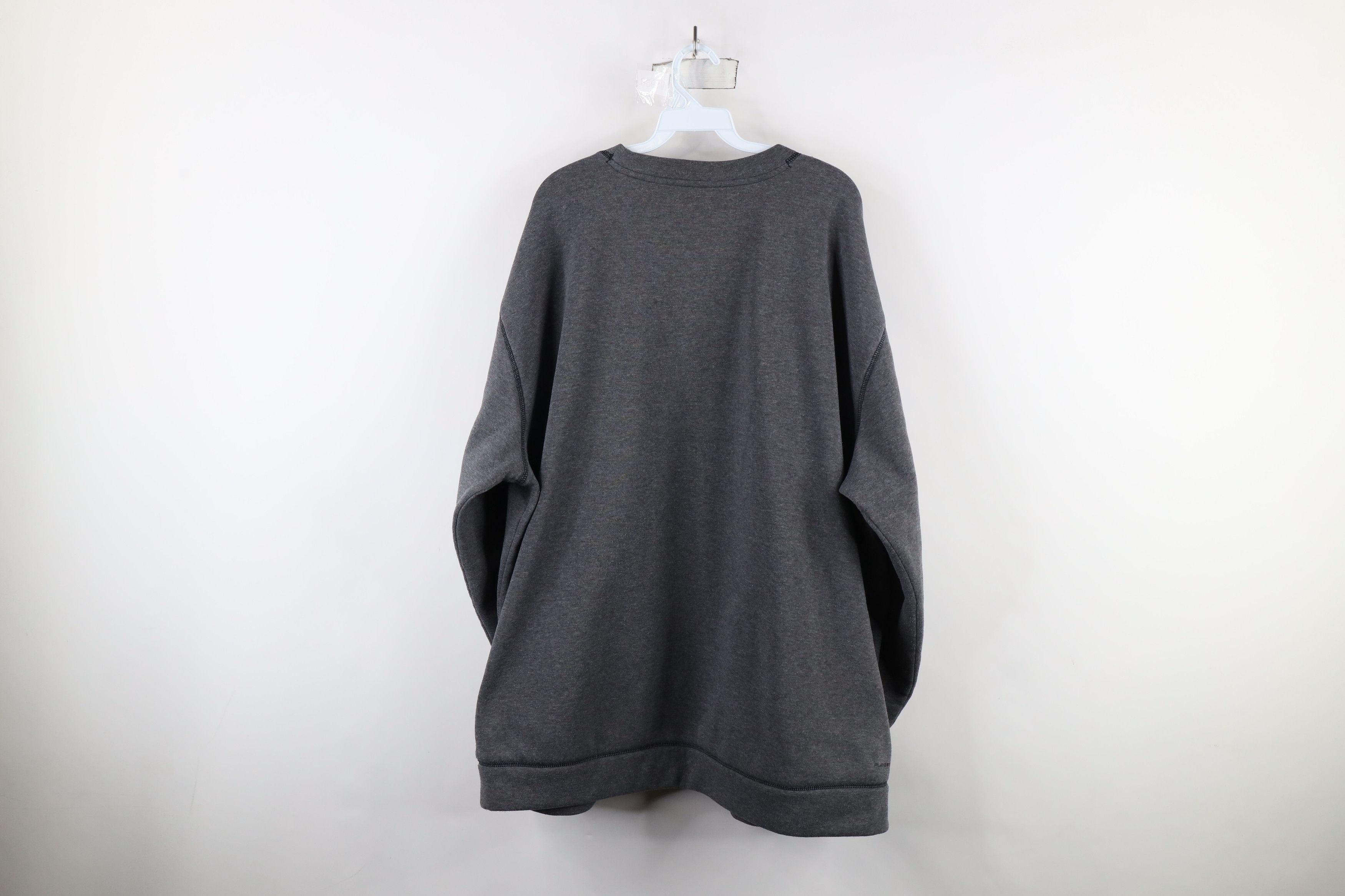 Reebok × Vintage Vintage Reebok Spell Out Crewneck Sweatshirt Heather Gray Size US XXL / EU 58 / 5 - 9 Thumbnail