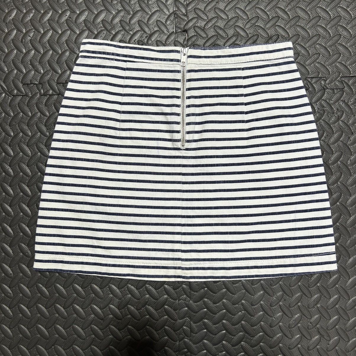 Topshop Topshop Petite Mini Skirt Striped Back Zipper Women’s 4 US Size 27" / US 4 / IT 40 - 10 Thumbnail