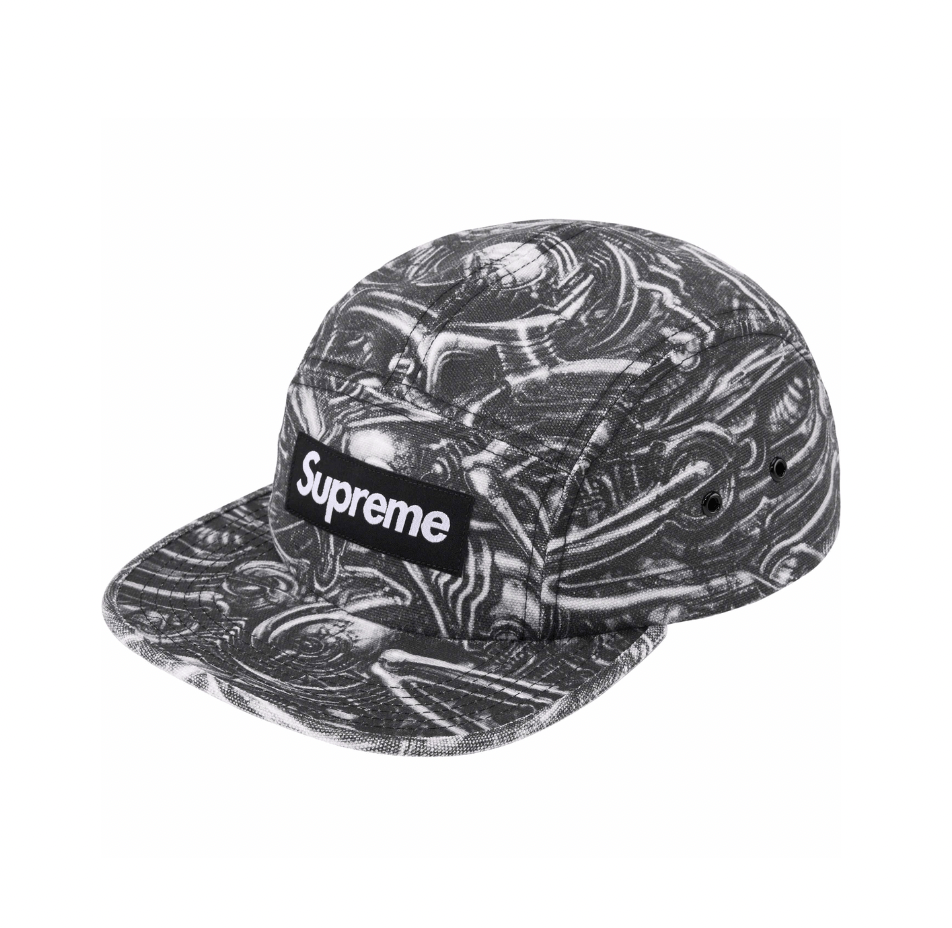 image of Supreme H.r. Giger Camp Cap In Black, Men's