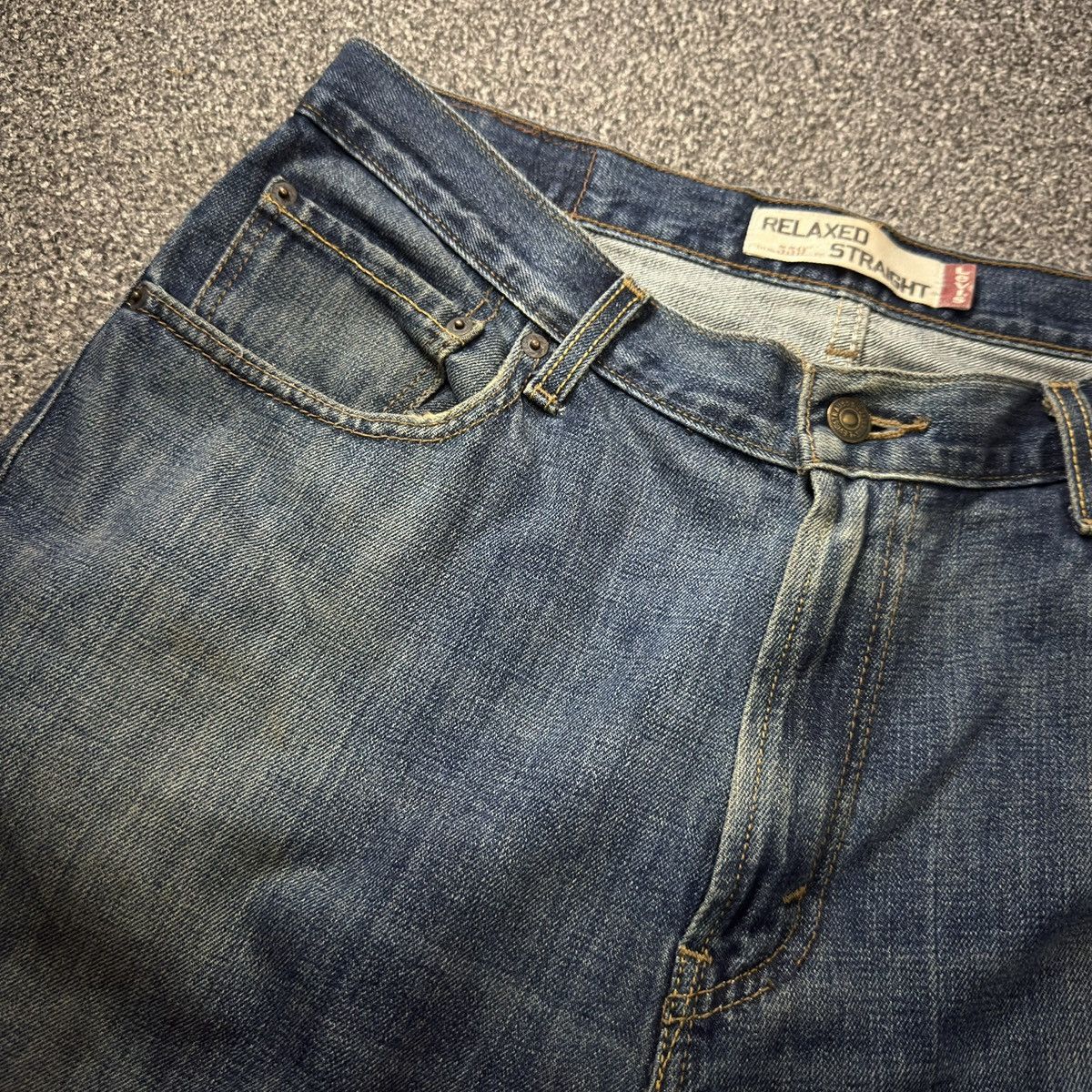 Engineered Garments × Levi's Vintage 90s Levis 559 Baggy Relaxed Straight Denim Jeans W34 Size US 34 / EU 50 - 12 Thumbnail