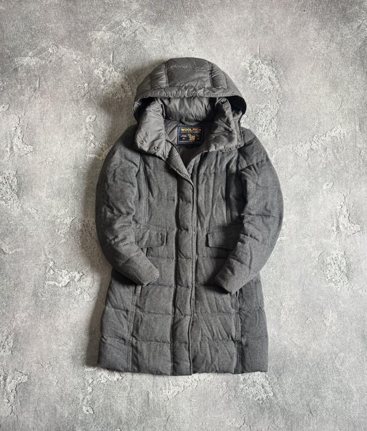 Woolrich Woolen Mills Woolrich S down jacket zip parka coat fur faux hooded Size S / US 4 / IT 40 - 1 Thumbnail
