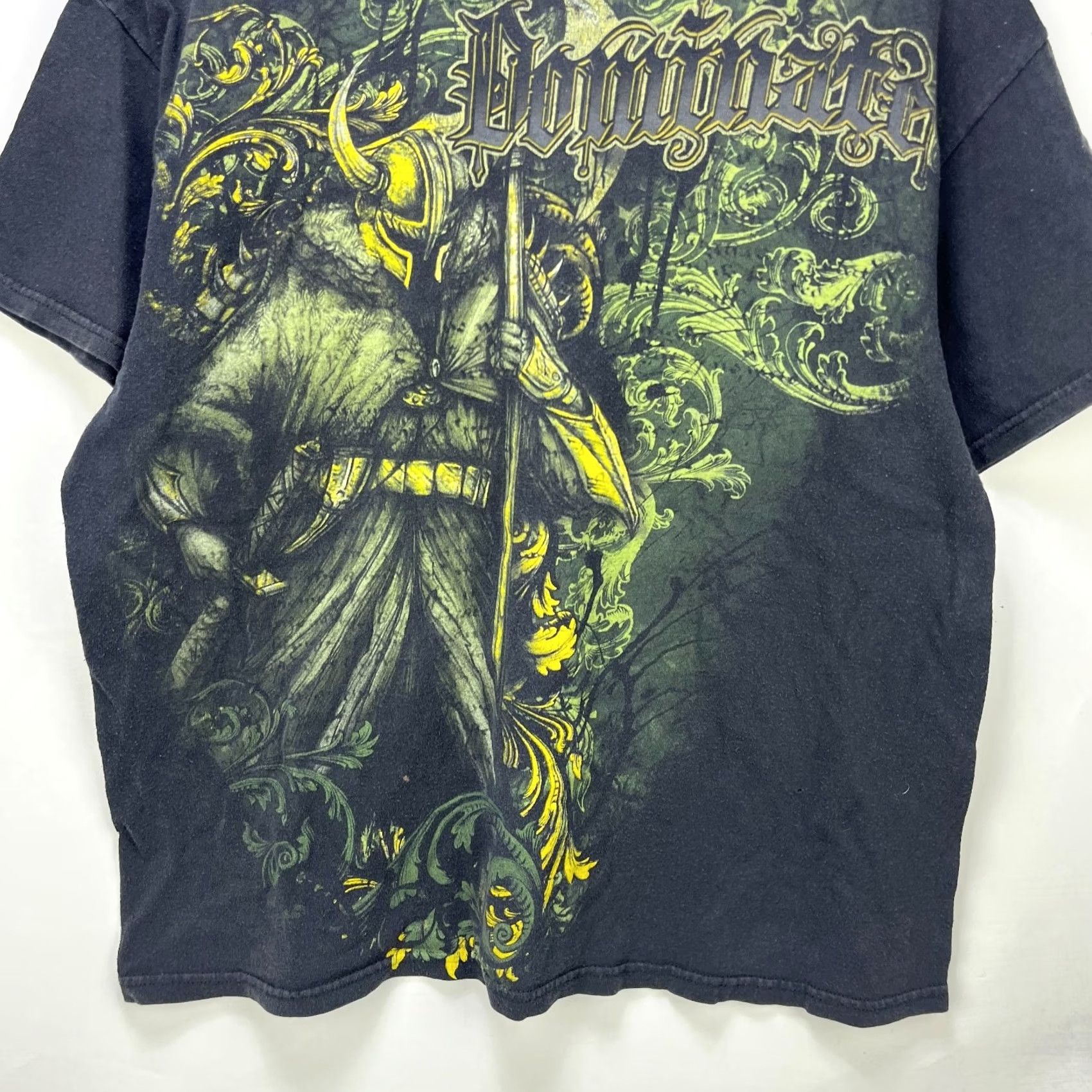 Vintage VINTAGE MMA Elite Dominate Viking Graphic T Shirt XL Men Black Cotton Short Sleeve Logo 2000s Vintage Theme Outdoor Motorcycle Size US XL / EU 56 / 4 - 2 Thumbnail