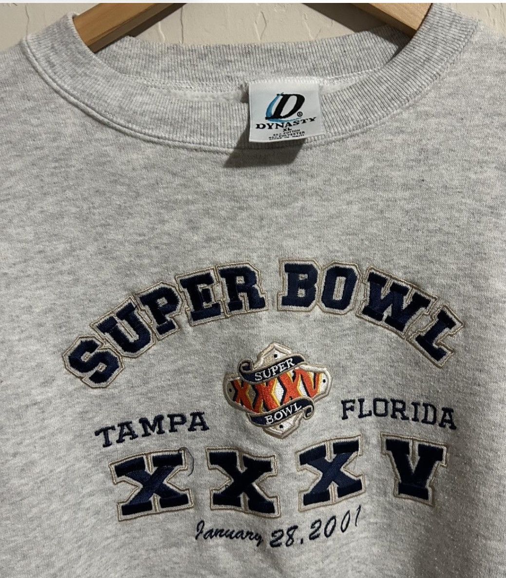 NFL Vintage 2001 Super Bowl Crewneck Size XL Size US XL / EU 56 / 4 - 2 Thumbnail