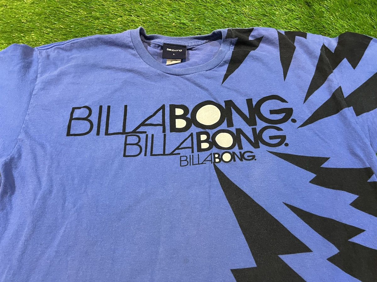 Billabong Vintage Billabong T Shirt AOP All Over Lightning Bolts Y2K Size US L / EU 52-54 / 3 - 2 Thumbnail