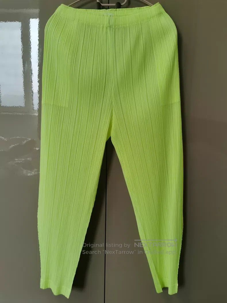 Issey Miyake Issey Miyake Green Pants Size 26" / US 2 / IT 38 - 4 Thumbnail