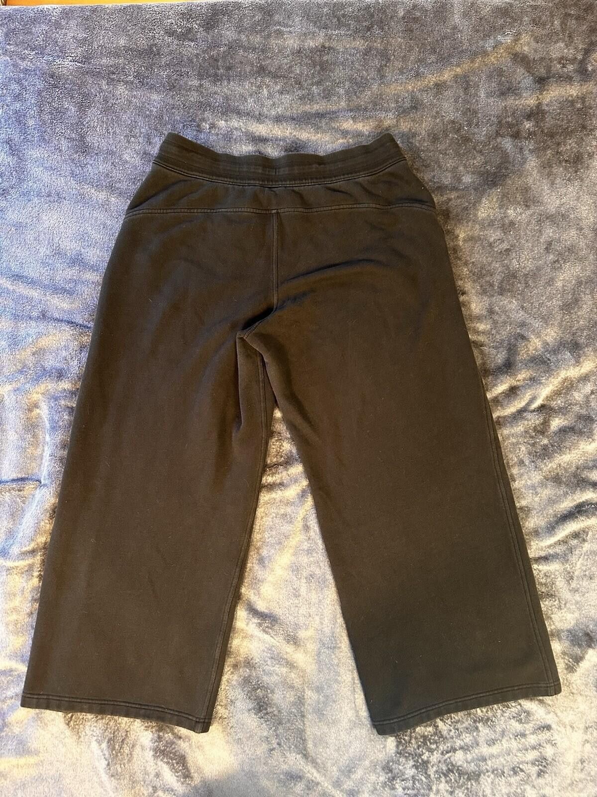 Lululemon Lululemon Women’s Size 14 Wide Leg Black Lounge Pants Size 36" / US 14 / IT 50 - 3 Thumbnail