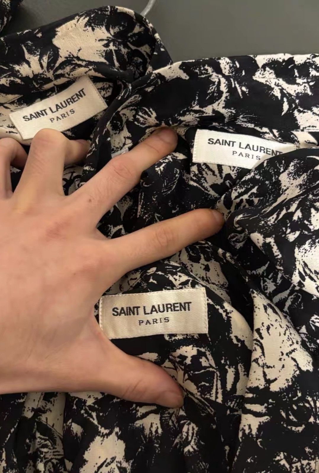 Saint Laurent Paris Saint Laurent SLP 2022SS French Rose Shirt Sz.37/38/40 Size US L / EU 52-54 / 3 - 6 Thumbnail