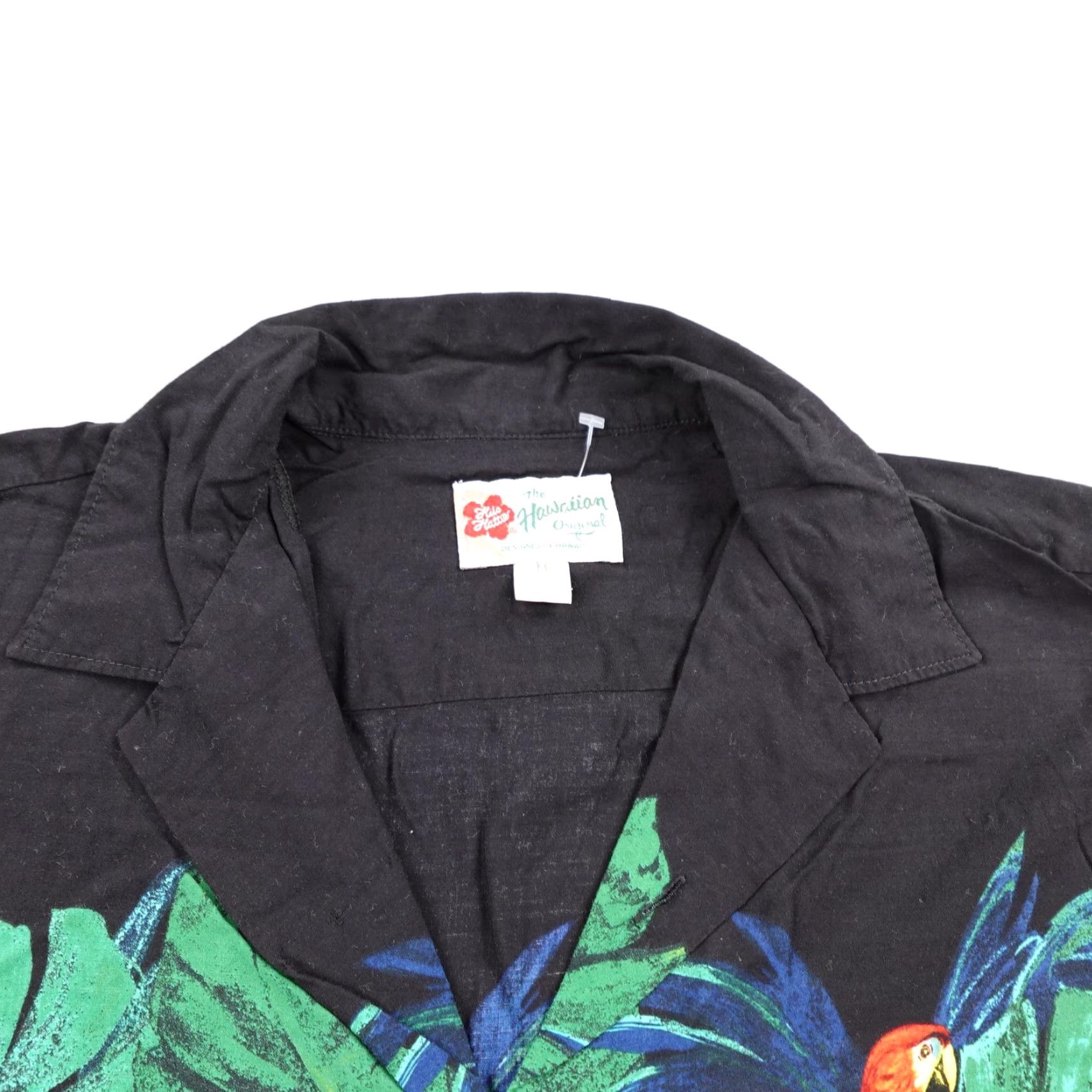 Hilo Hattie Hilo Hattie Hawaiian Shirt Men Medium Black Parrot Tropical Aloha Button Up Camp Size US M / EU 48-50 / 2 - 3 Thumbnail