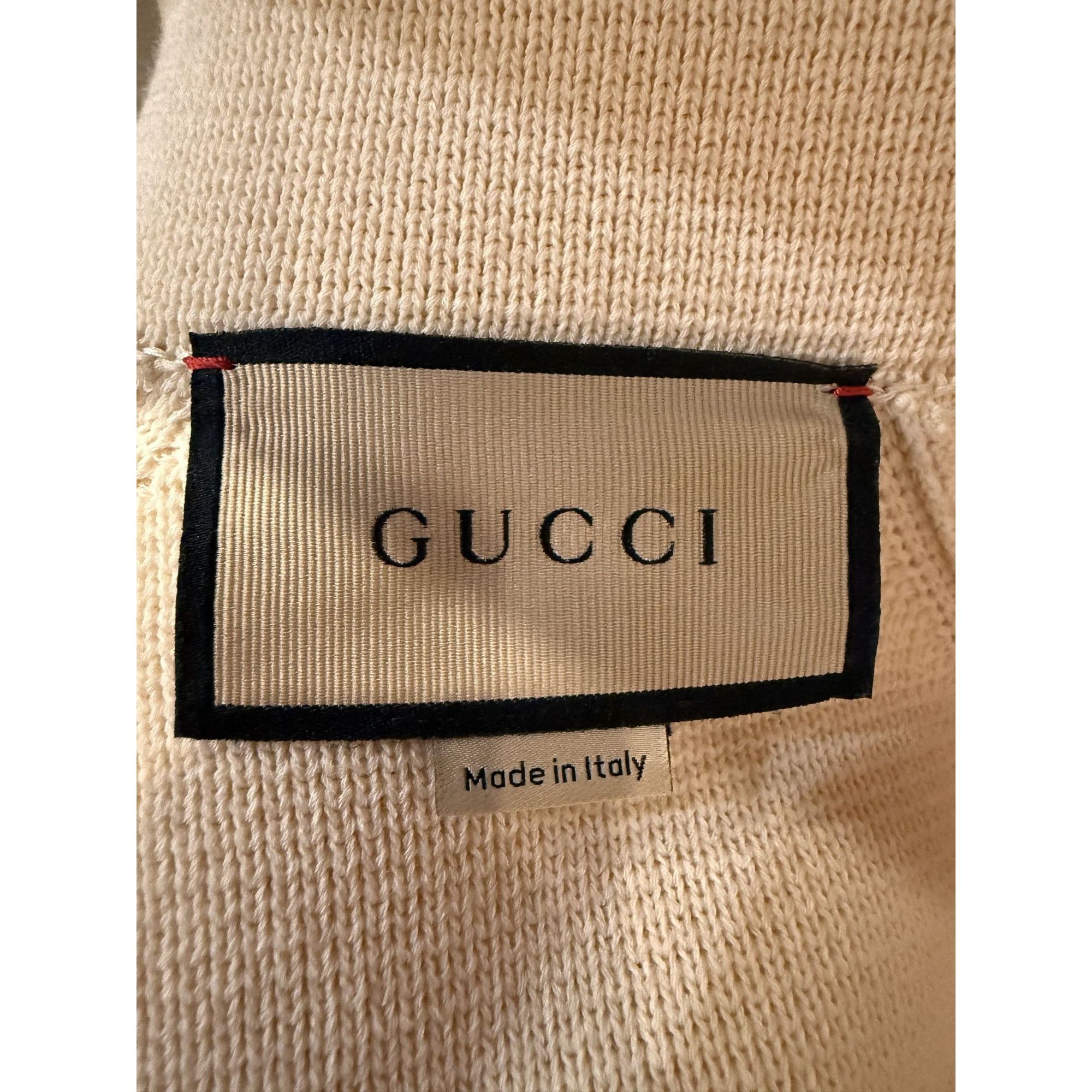 Gucci Gucci Womens Beige Wool Double-Breasted Jacket M Size M / US 6-8 / IT 42-44 - 3 Thumbnail