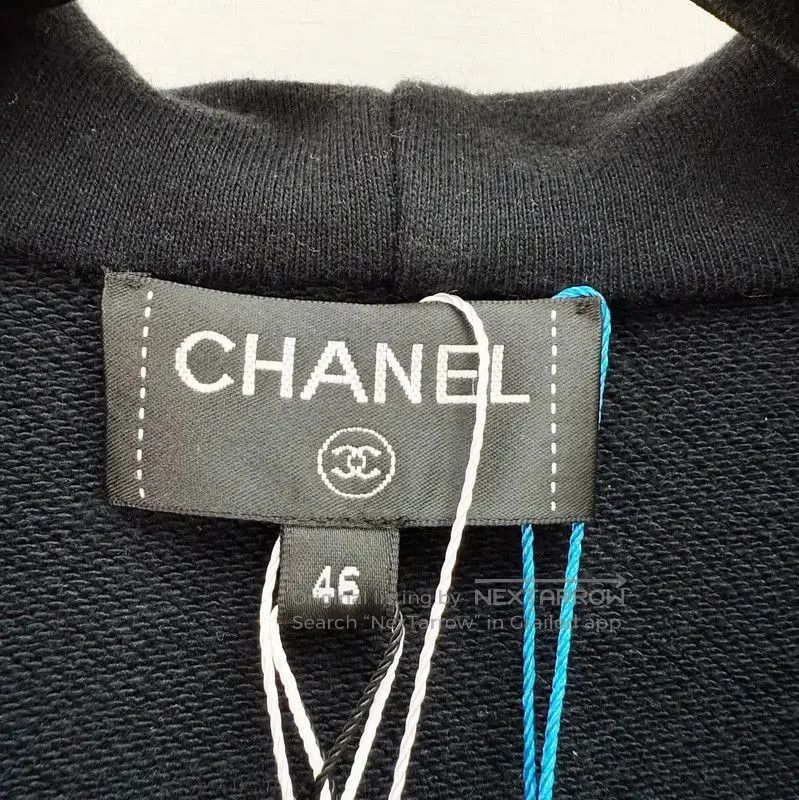 Chanel Chanel Black Cotton Women's Jacket . Size XXS / US 00 / IT 34 - 2 Thumbnail