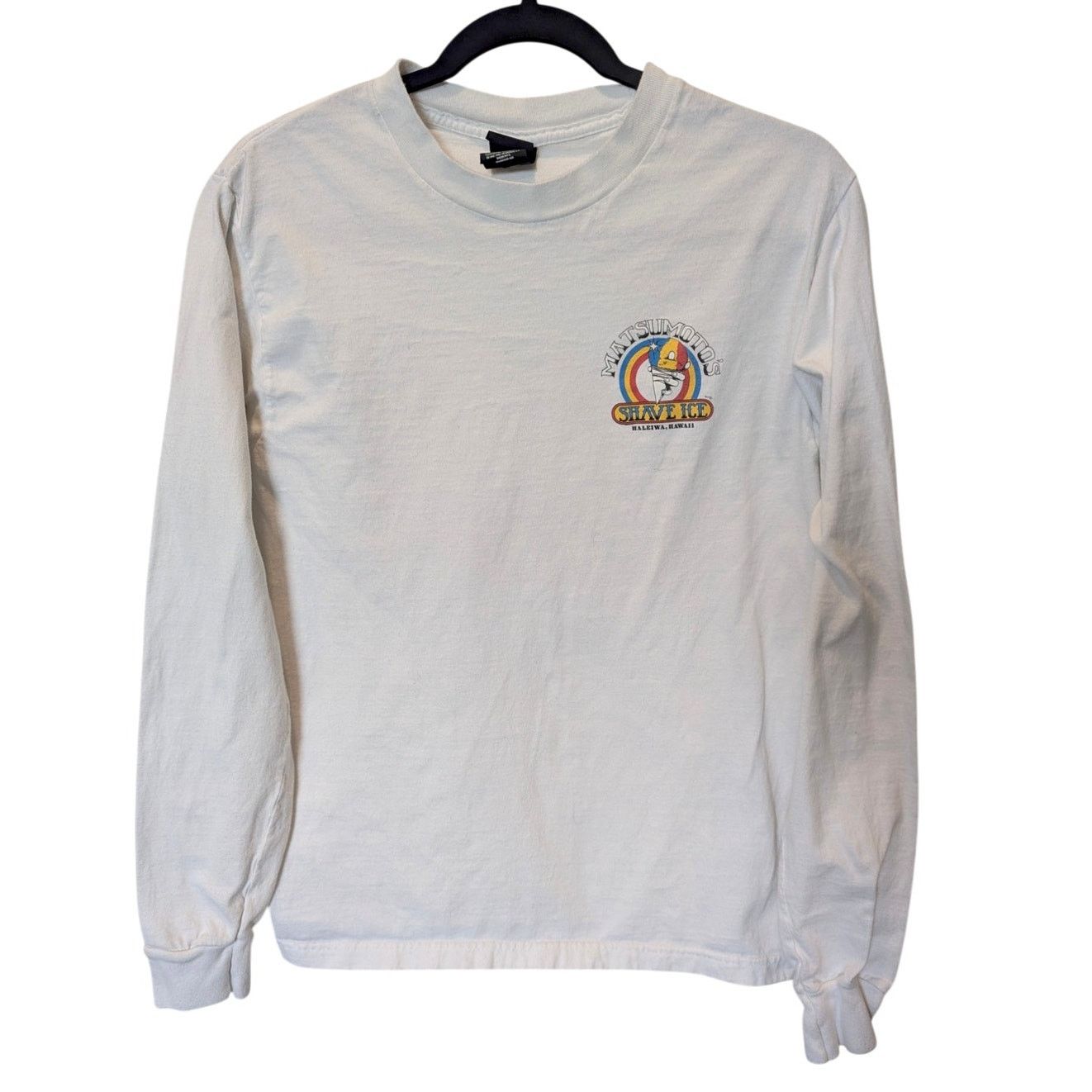 Hanes Hanes Matsumoto's Shaved Ice Hawaii Sparkle Long Sleeve Tee Size S / US 4 / IT 40 - 2 Thumbnail