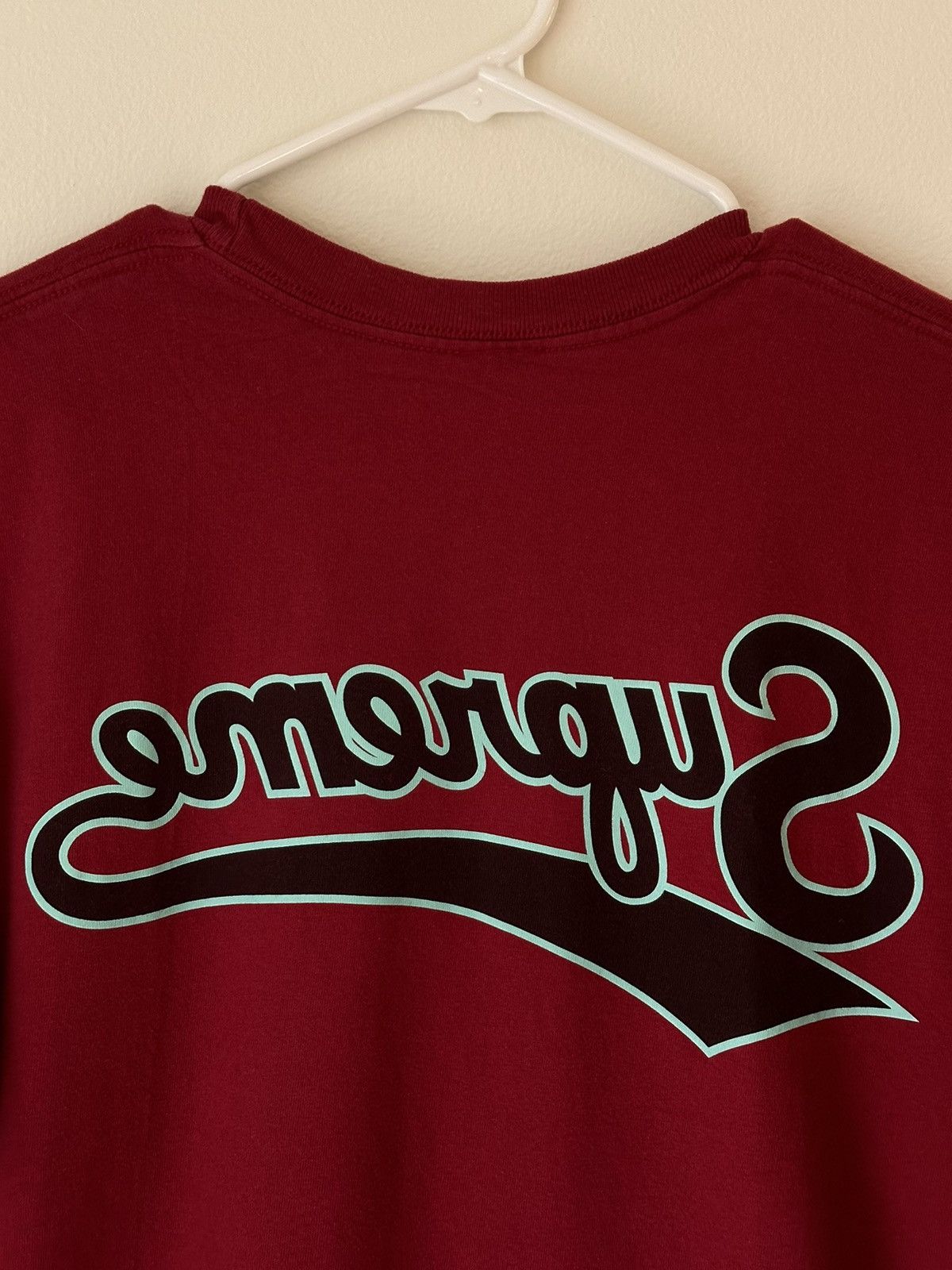 Supreme Supreme Backwards Tee Size US M / EU 48-50 / 2 - 2 Thumbnail