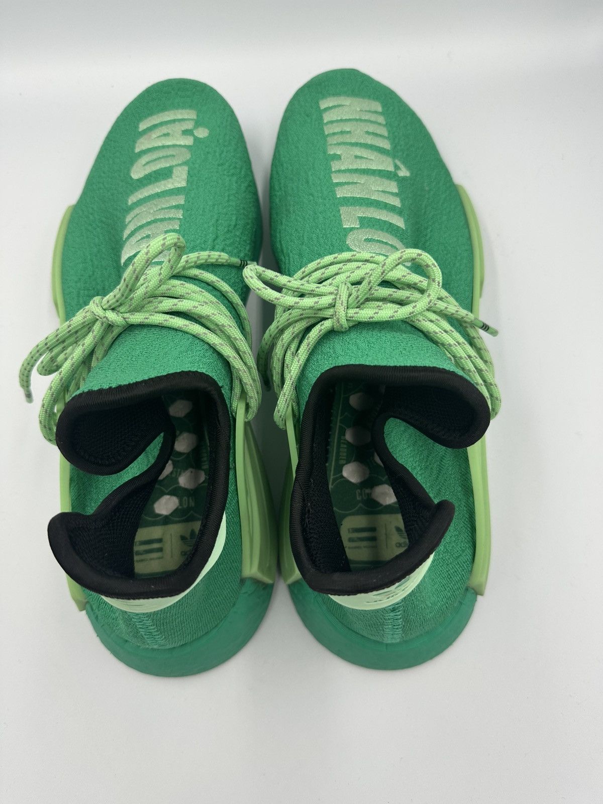 Adidas × Pharrell adidas NMD Hu Pharrell Green Complexland Size US 13 / EU 46 - 8 Thumbnail