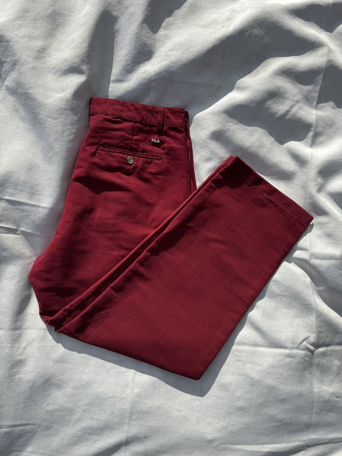 Ferrari Rare Vintage 2002 Collaboration Fila x Ferrari chino Pants Size US 36 / EU 52 - 5 Thumbnail