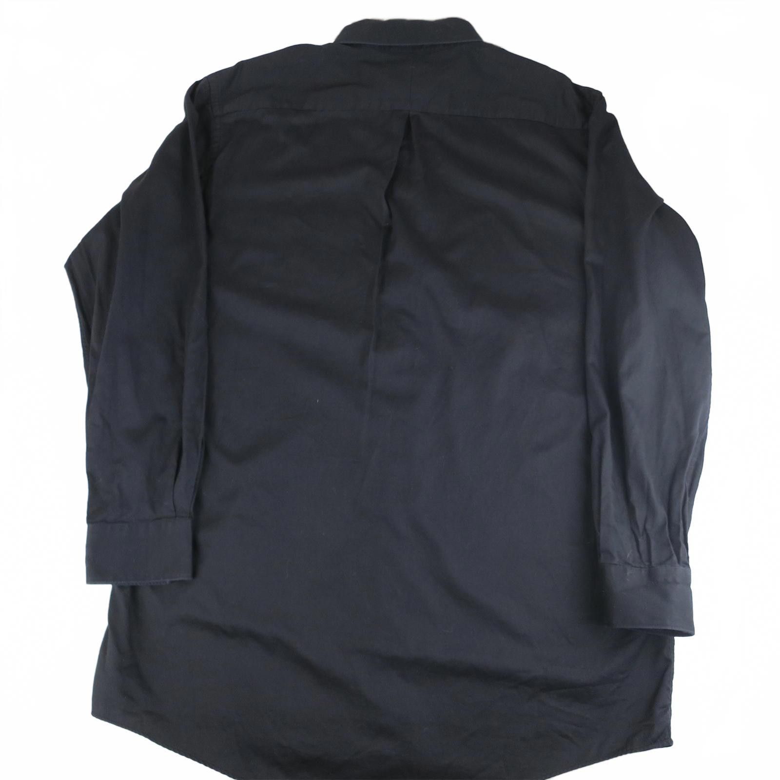 Murano Murano Men's Classic Black Button-Up Dress Shirt 16 1/2-35 Size 44R - 5 Thumbnail