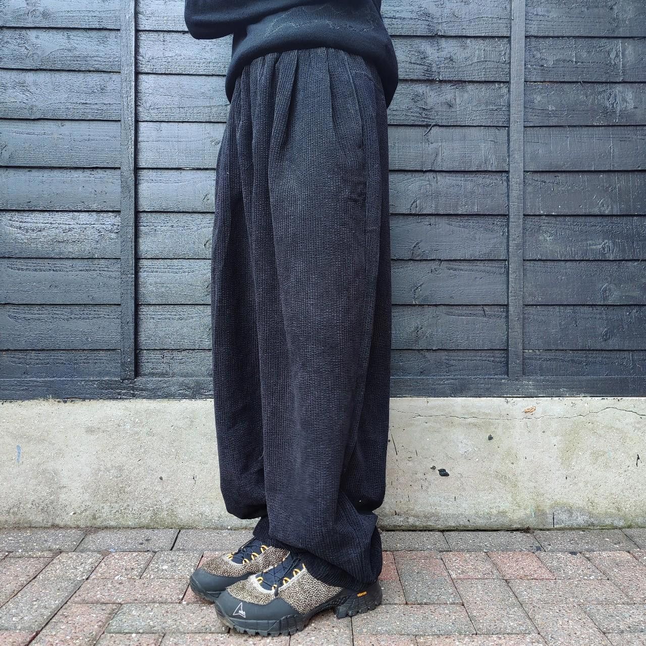 Other Japanese Black Corduroy Balloon Pants Size US 32 / EU 48 - 2 Thumbnail