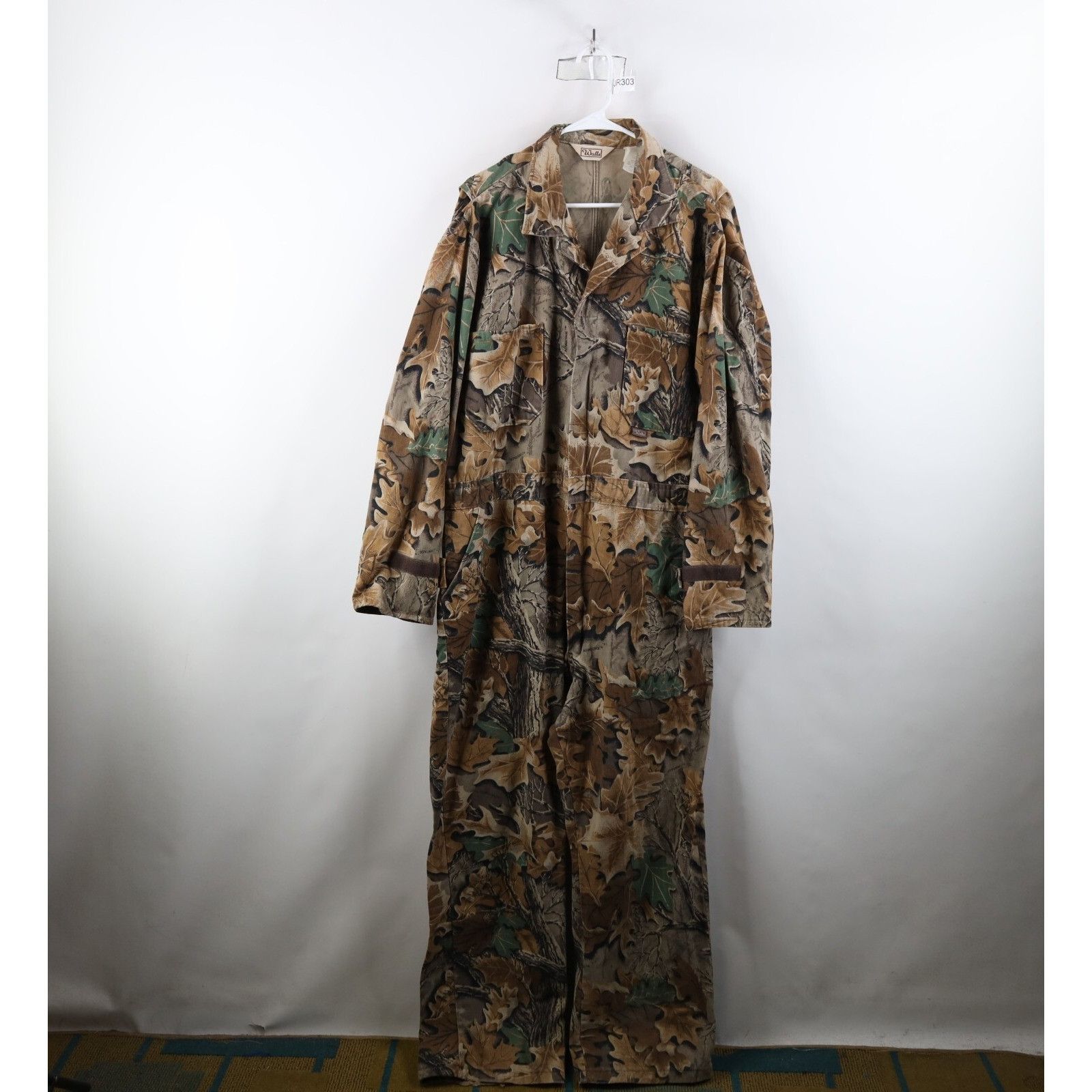 Vintage × Walls Vintage 90s Walls Faded Advantage Camouflage Coveralls Size US 38 / EU 54 - 1 Thumbnail