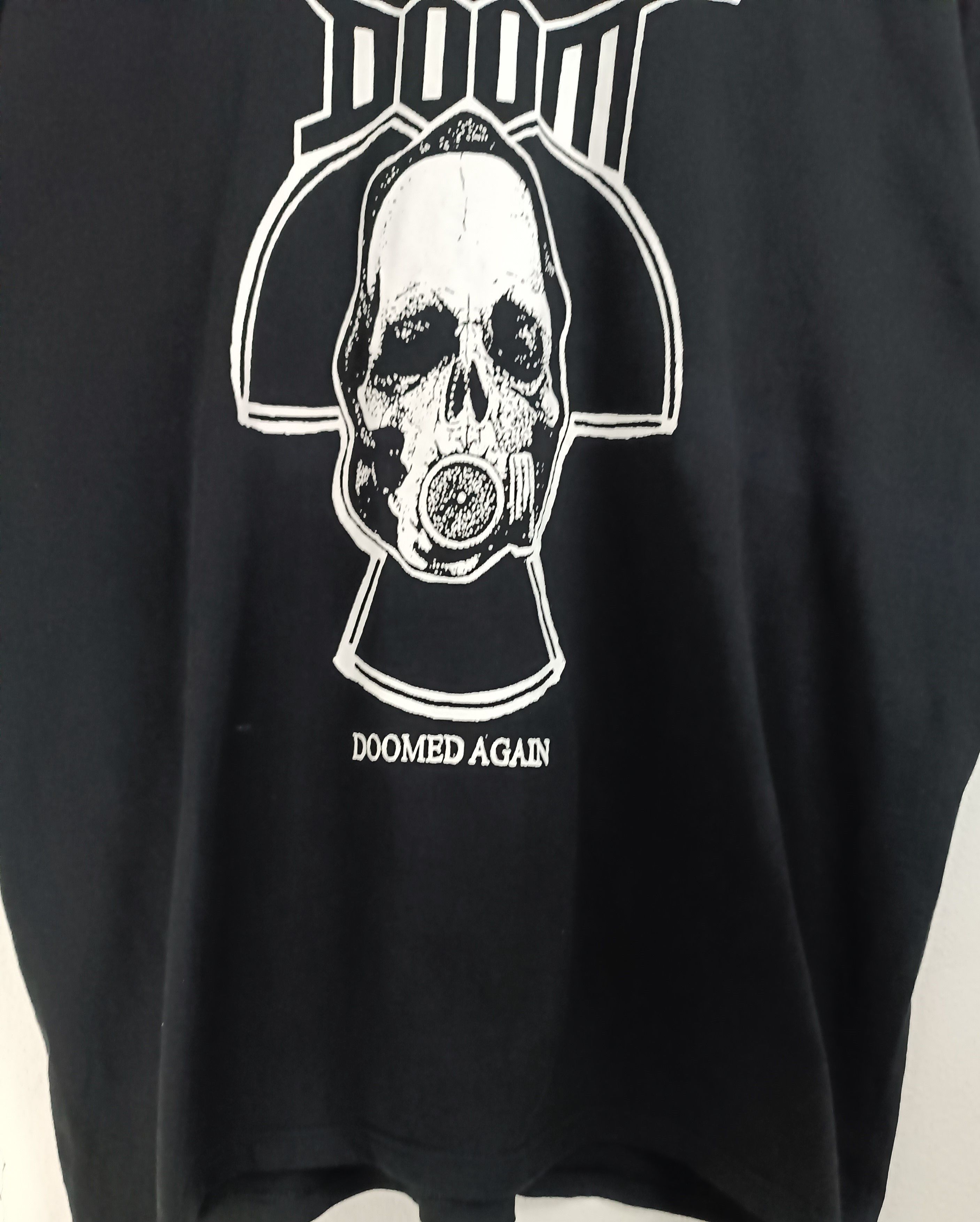 Band Tees VINTAGE DOOM DOOMED AGAIN HARDCORE PUNK TEE amebix nausea Size US XL / EU 56 / 4 - 9 Thumbnail