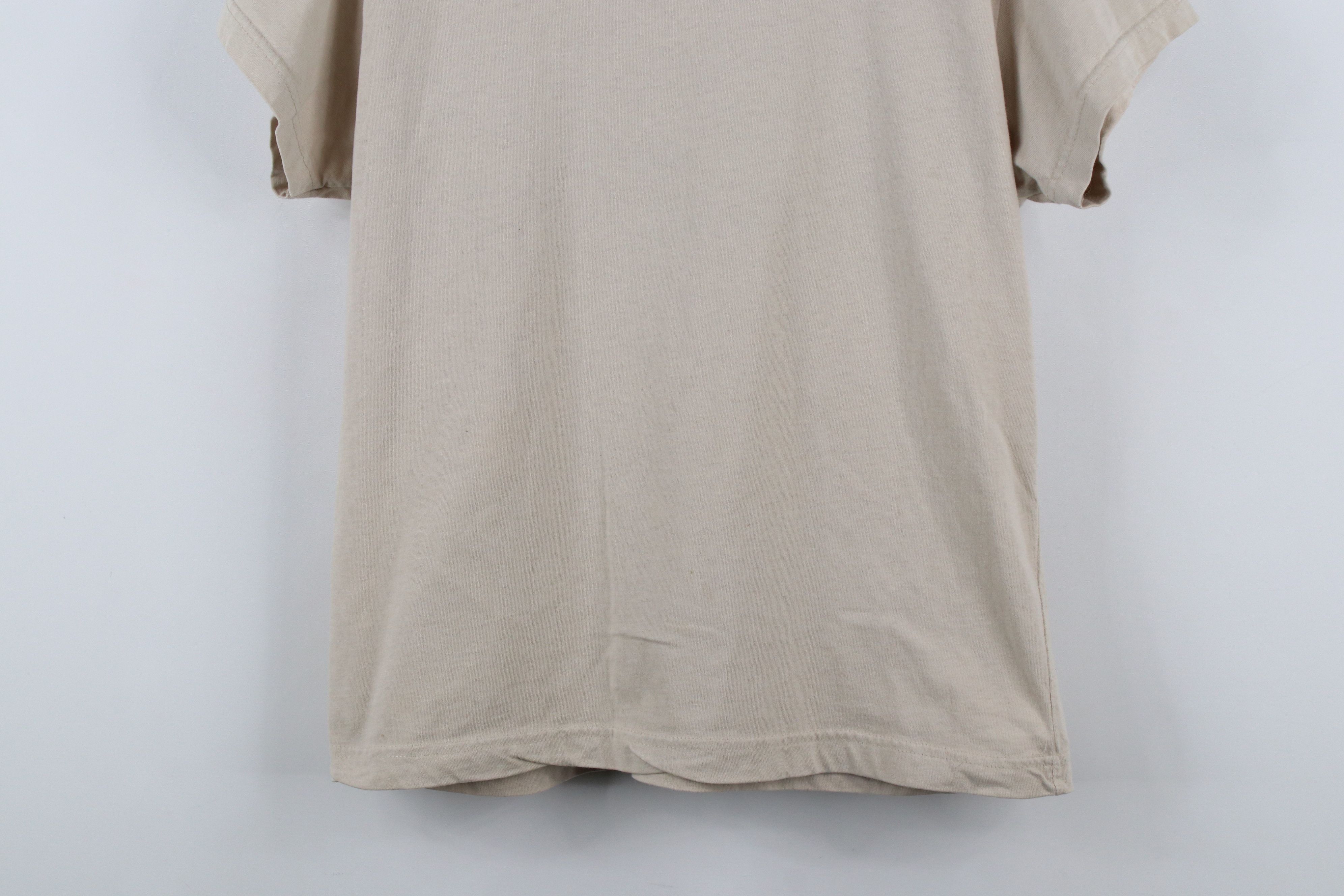 Abercrombie & Fitch × Vintage Vintage 90s Abercrombie & Fitch Blank Short Sleeve T-Shirt Size L / US 10 / IT 46 - 3 Thumbnail