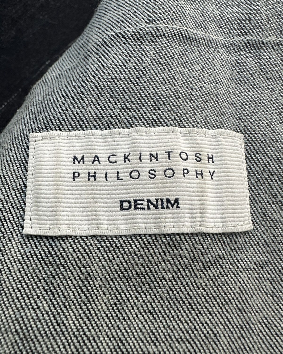 Japanese Brand × Mackintosh × Vintage Mackintosh Philosophy Workwear Chore Denim Jacket Size US L / EU 52-54 / 3 - 5 Thumbnail