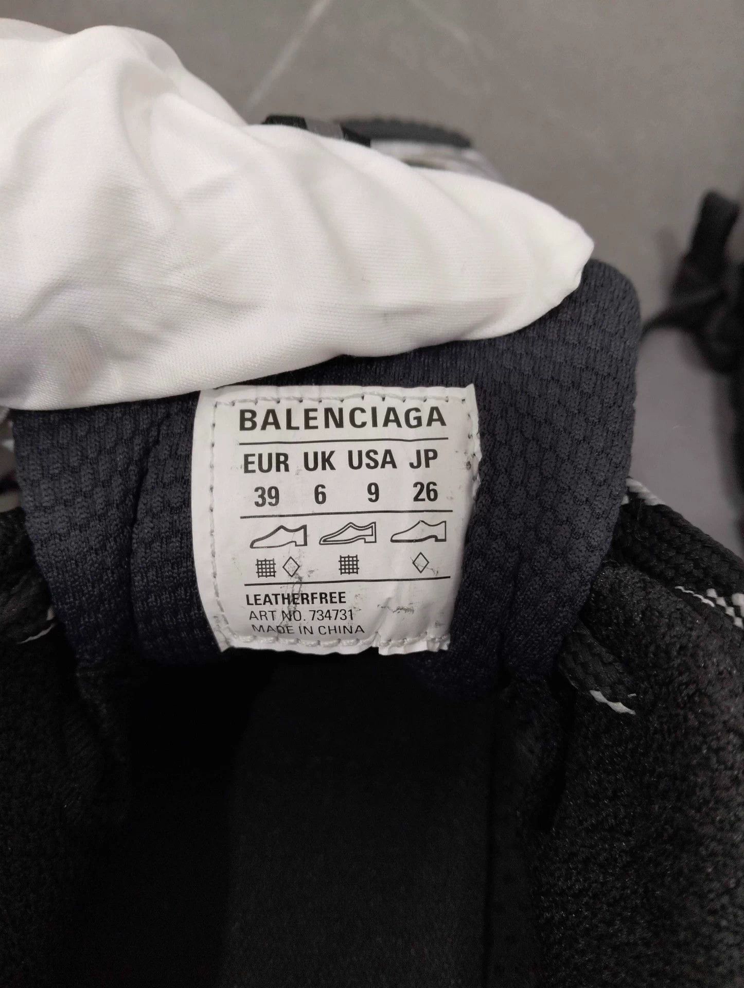 Balenciaga BALENCIAGA 3XL 39 Black Silver Size US 8.5 / IT 38.5 - 8 Thumbnail