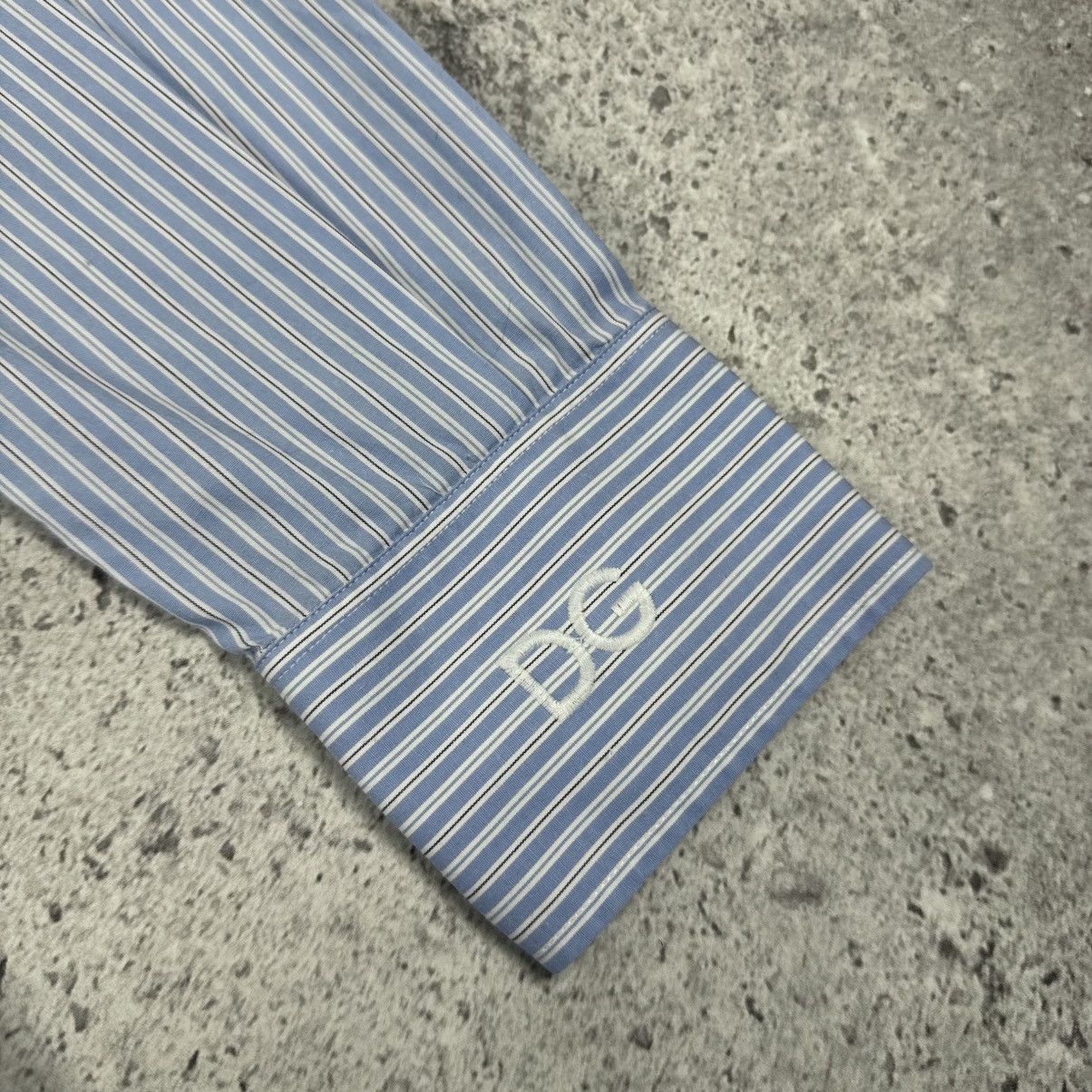 Dolce & Gabbana Dolce & Gabbana Gold Martini Fit Striped Button Up Shirt Size US M / EU 48-50 / 2 - 5 Thumbnail