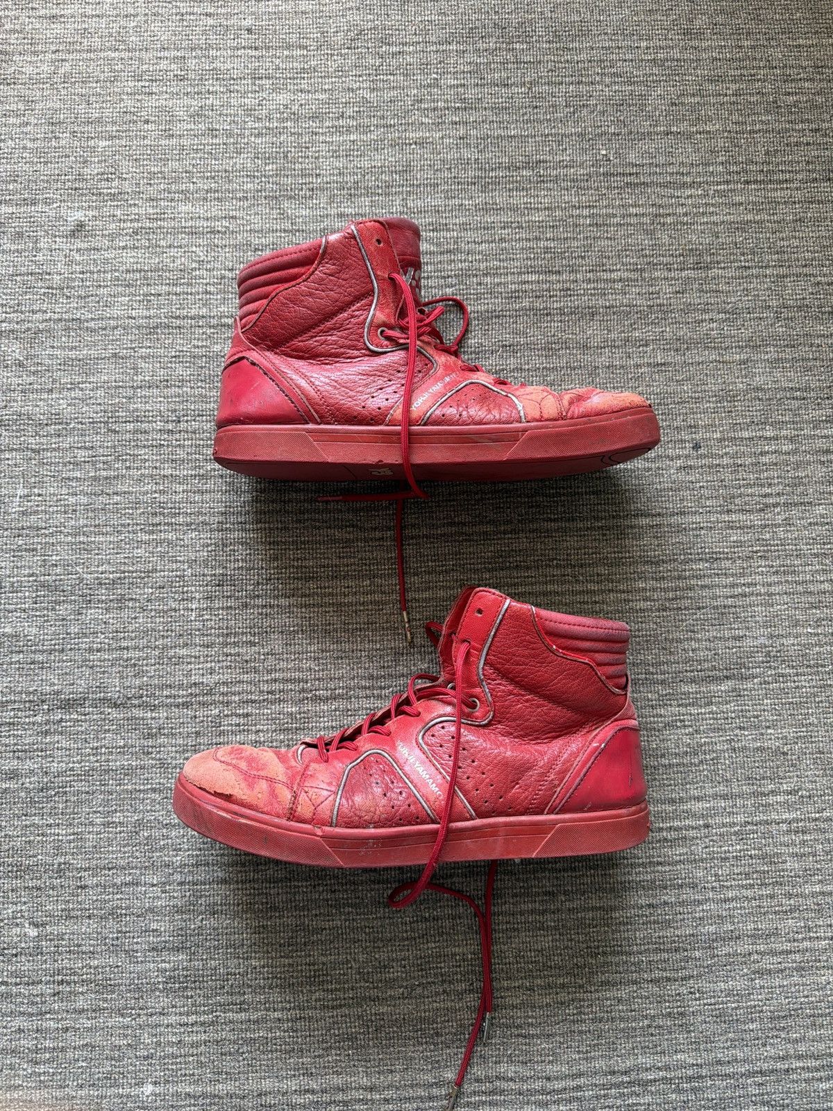 Y-3 Y-3 Rydge High Top All Red Size US 9 / EU 42 - 5 Thumbnail